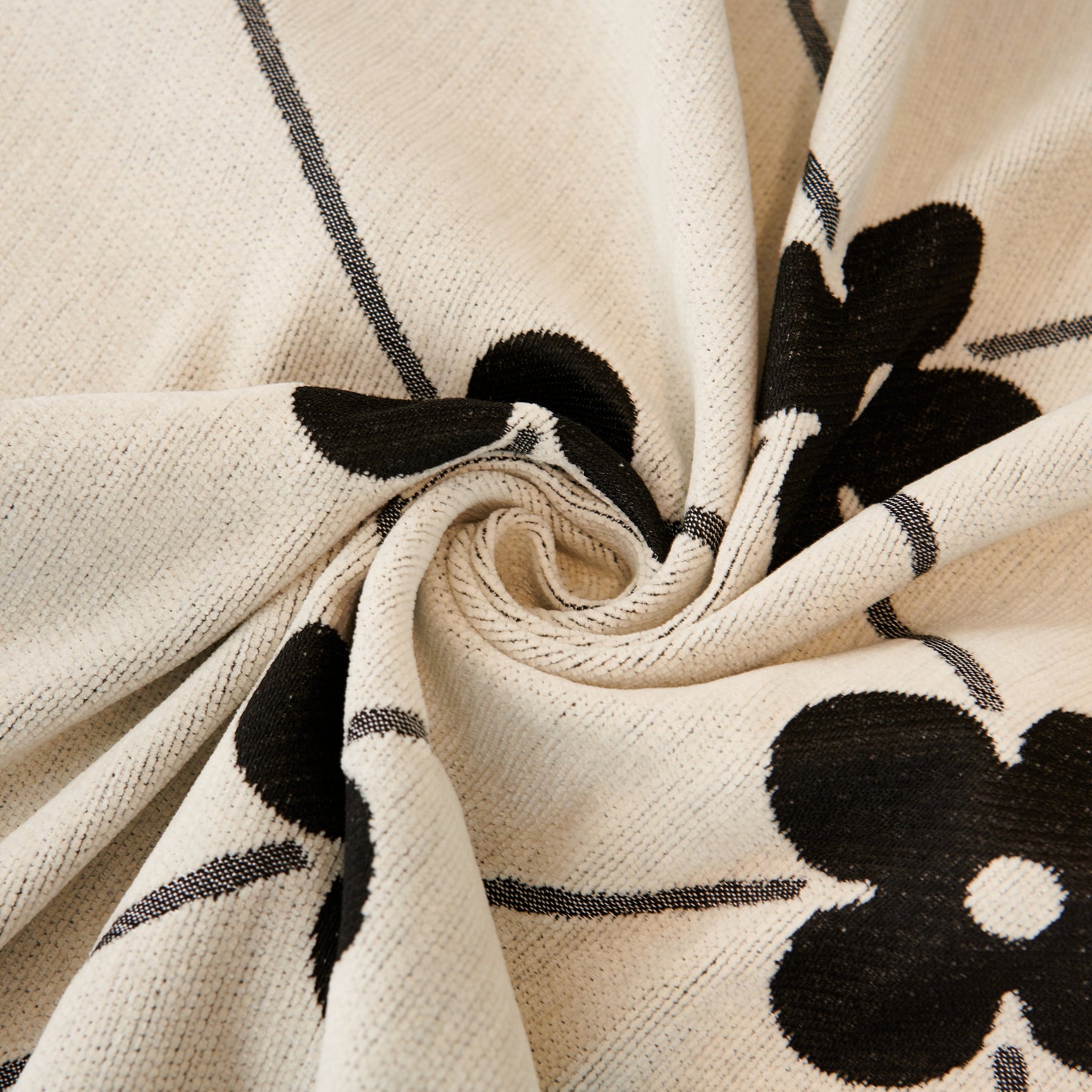Comfy Four-Leaf Clover Hope Faith Love Luck Blanket for Couch, Chenille Scratch Proof Sofa Blanket Covers - Ornate Home