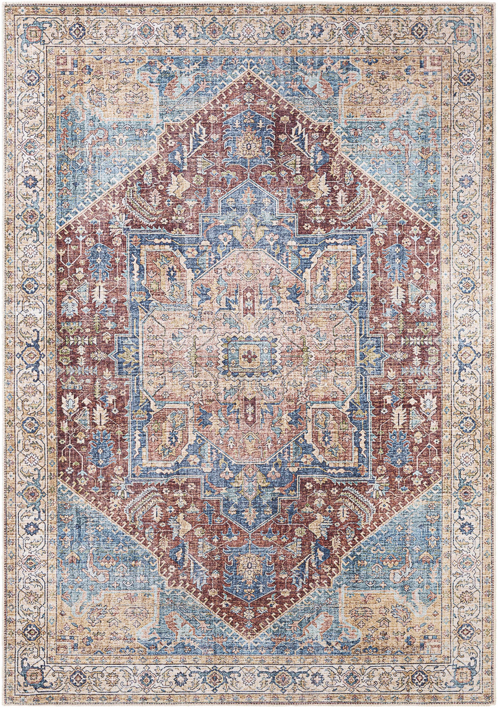 Como Washable Runner Rug - Clearance - Ornate Home