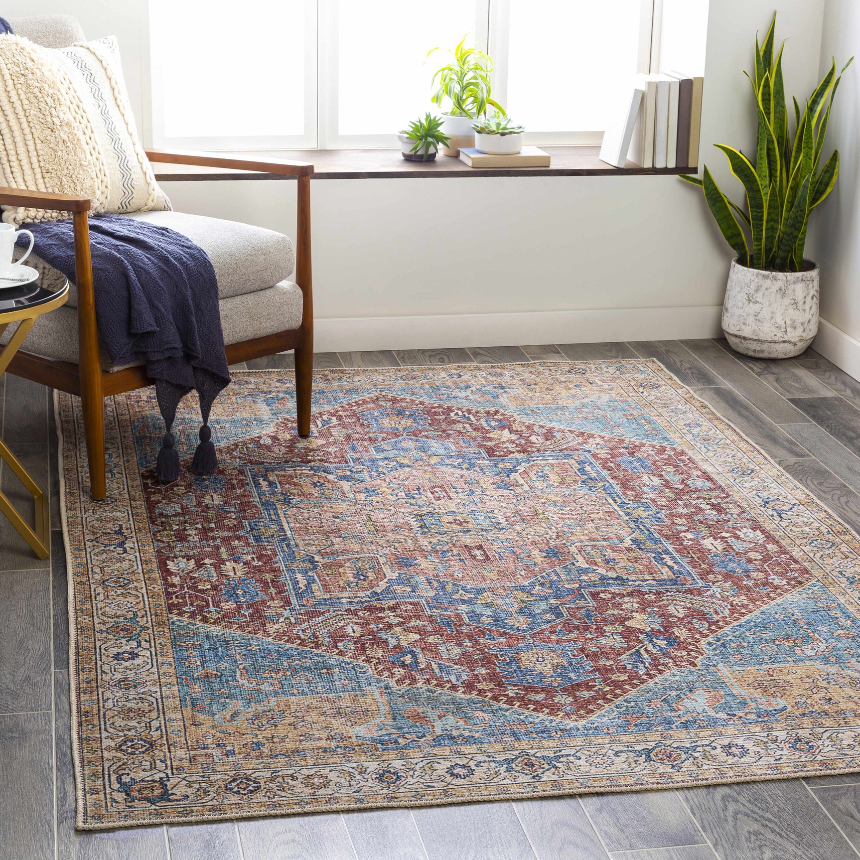 Como Washable Runner Rug - Clearance - Ornate Home