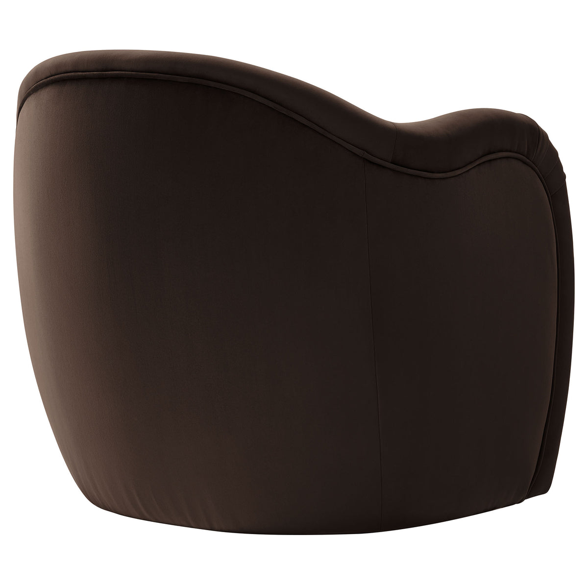 Compose Chocolate Brown Performance Velvet Accent Chair - Ornate Home