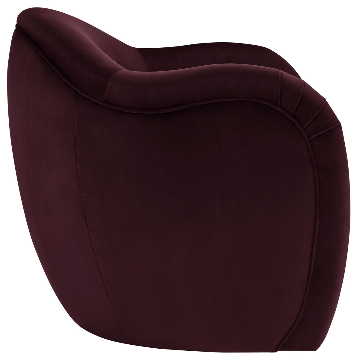 Compose Mulberry Performance Velvet Accent Chair - Ornate Home