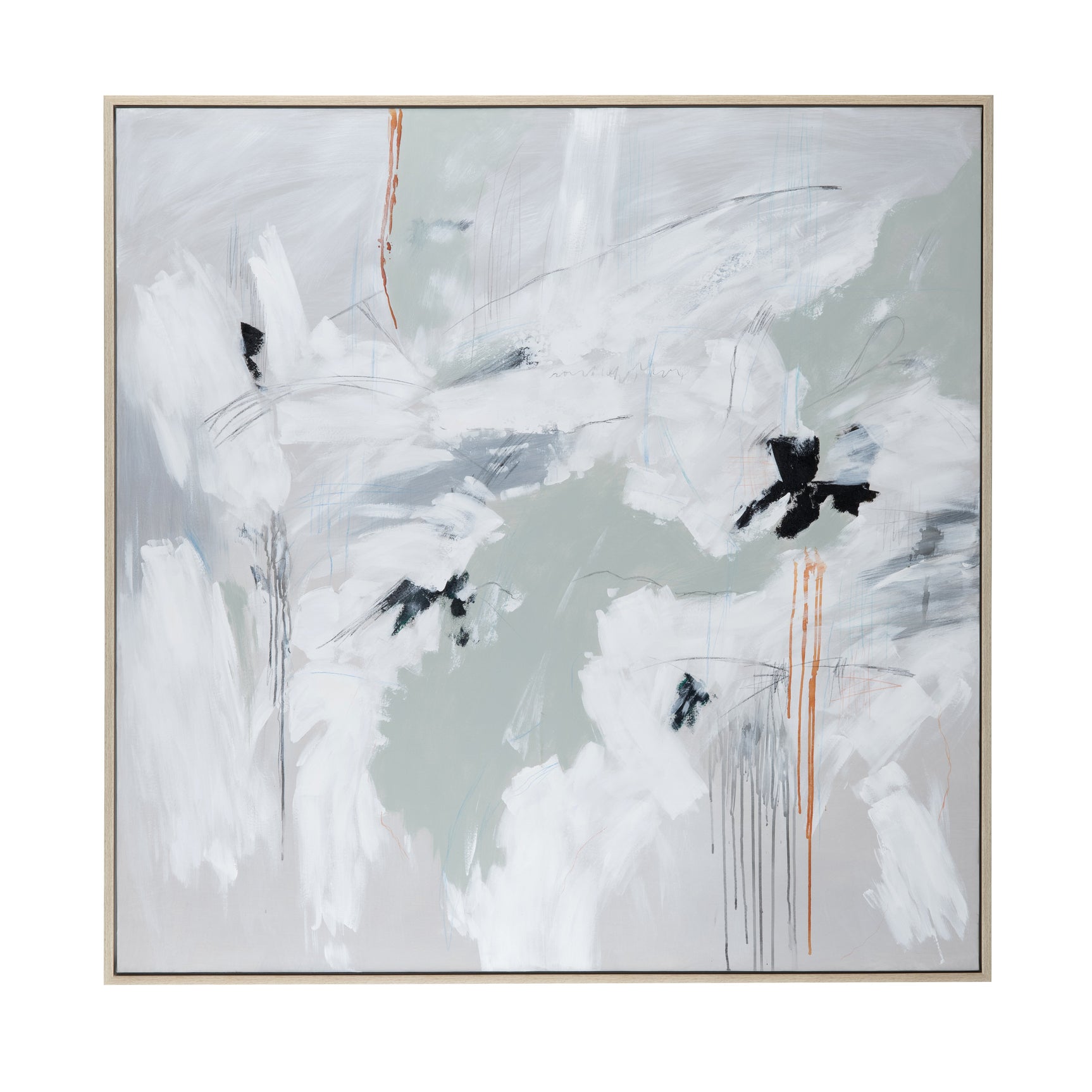 Composure Green/White Canvas - Ornate Home