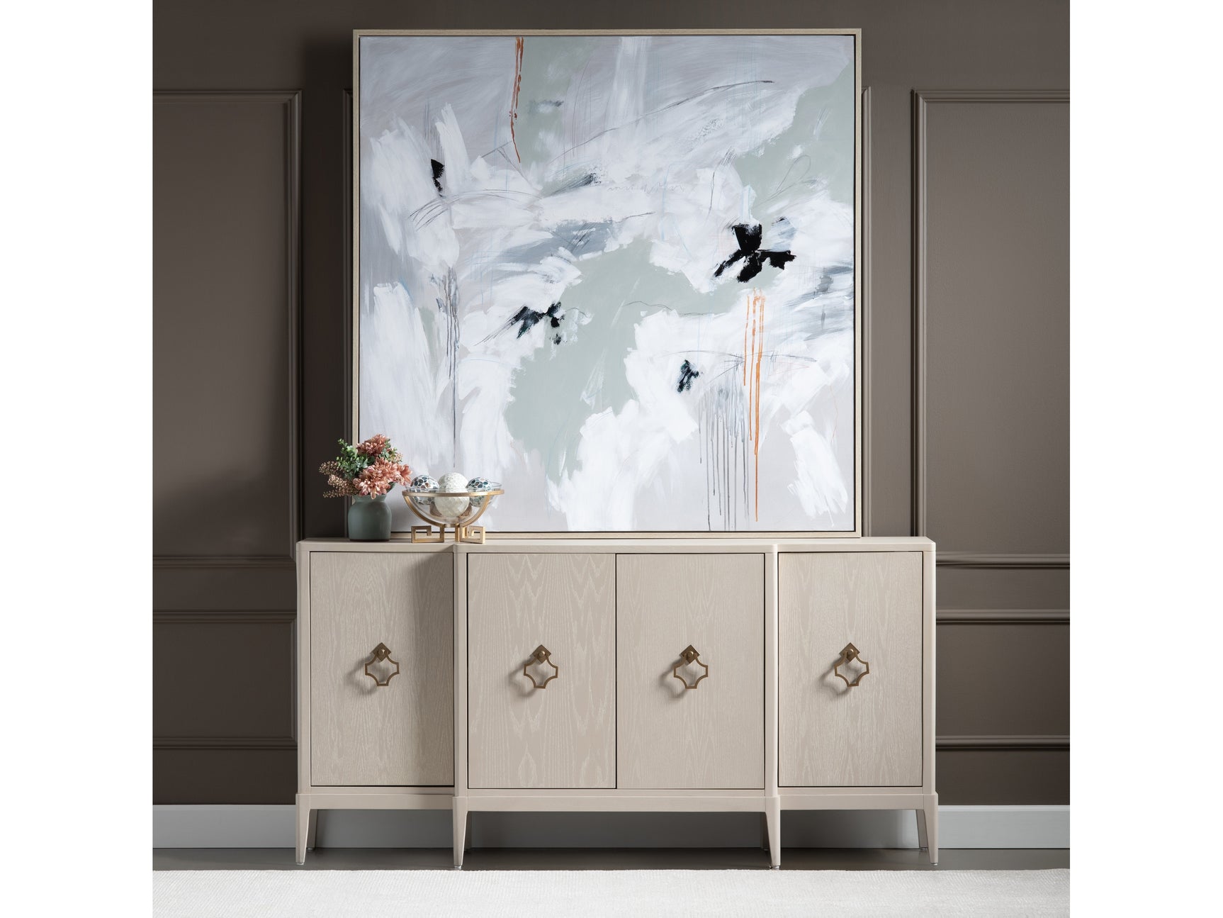 Composure Green/White Canvas - Ornate Home