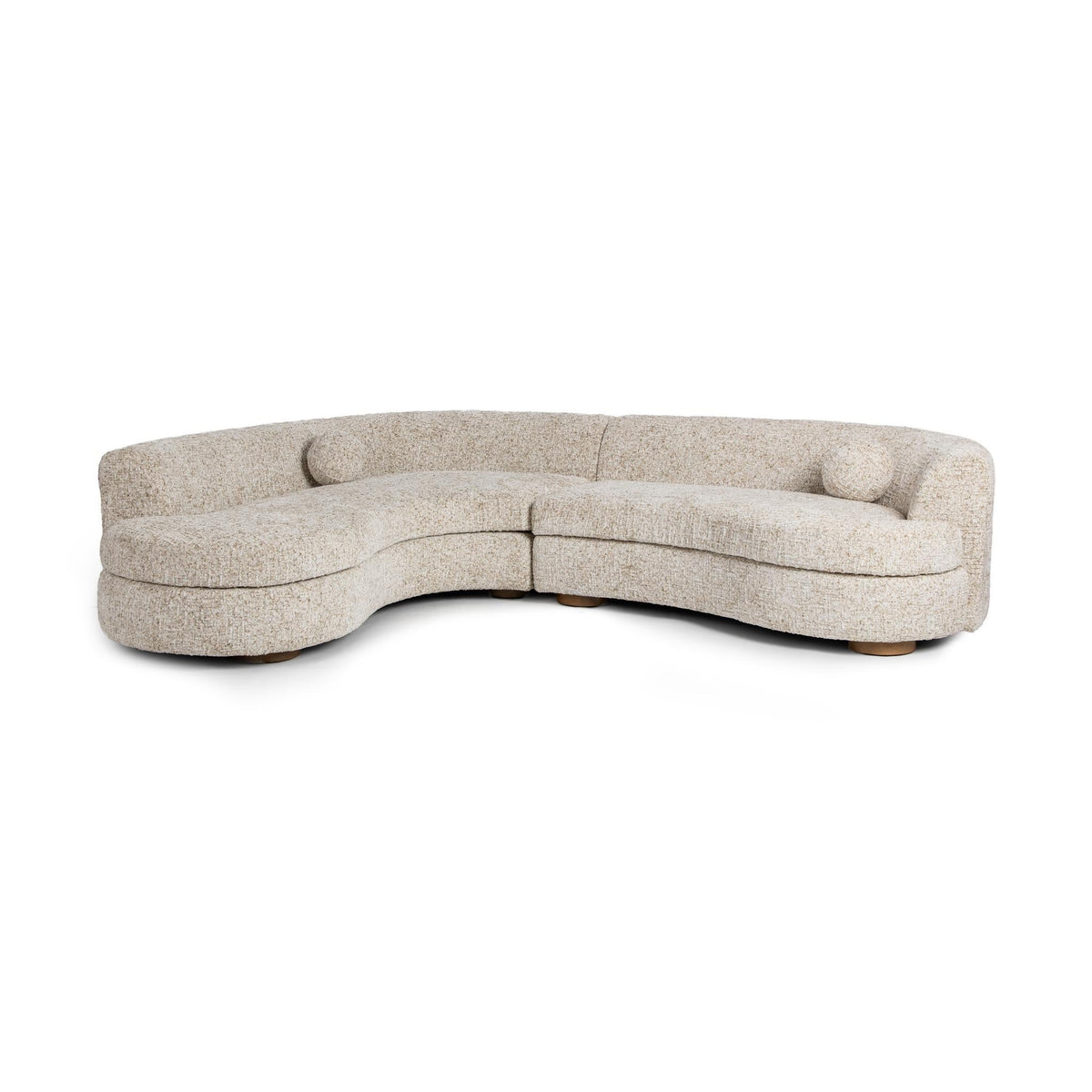 Concord Frosty Oat 2-Piece Sectional