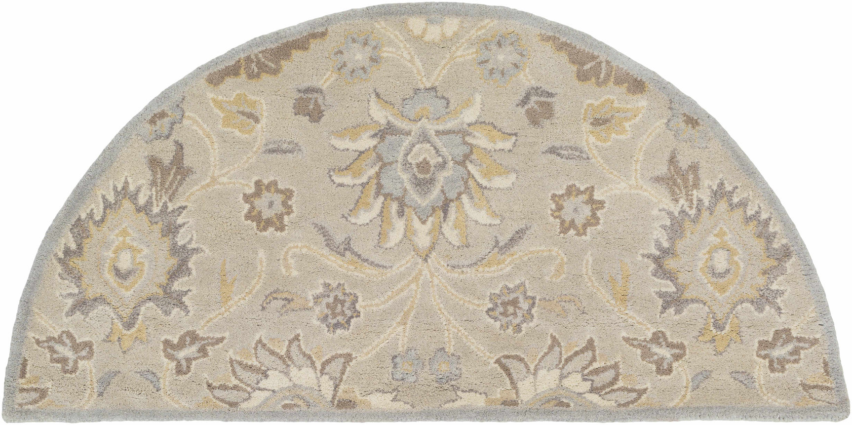 Conesus 1192 Hand Tufted Ivory&Taupe Wool Rug - Ornate Home