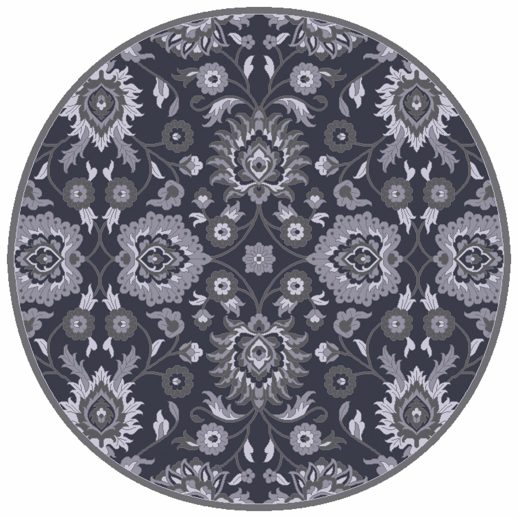 Conesus Hand Tufted Blue 1191 Area Rug - Clearance - Ornate Home
