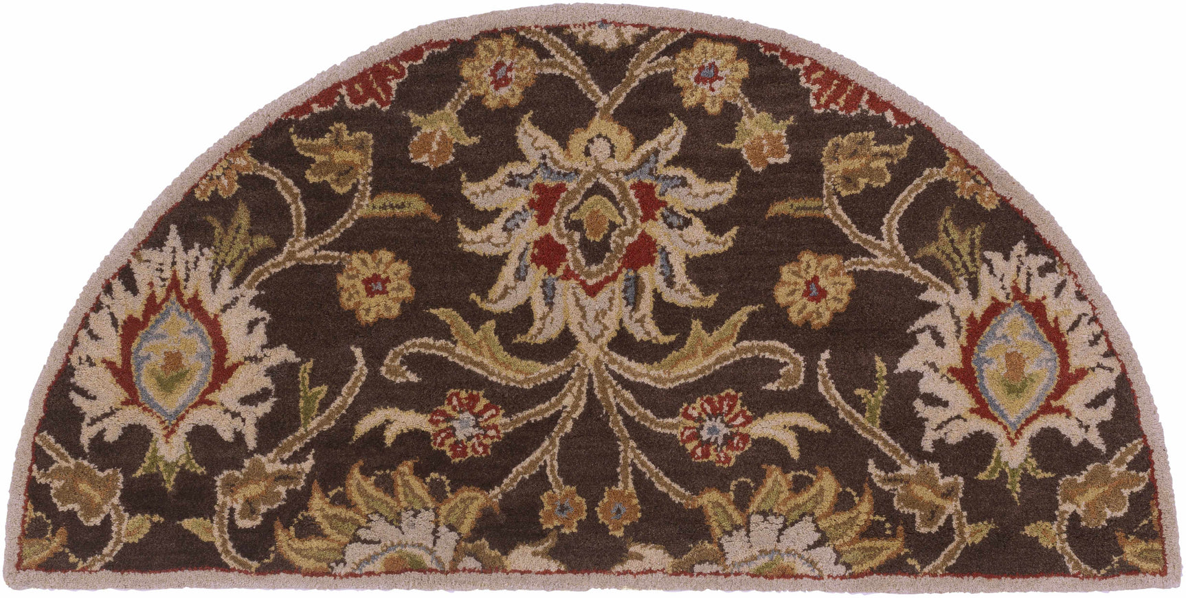 Conesus Hand Tufted Brown 1051 Area Rug - Ornate Home