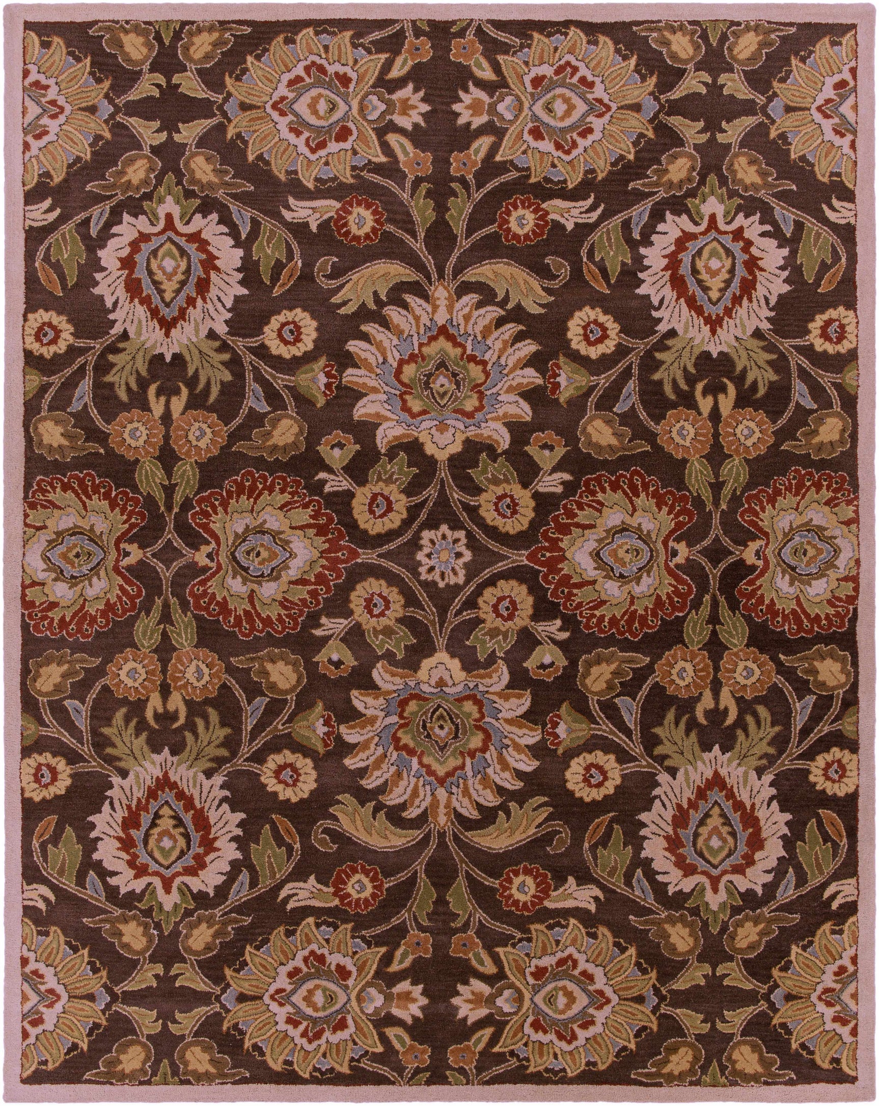 Conesus Hand Tufted Brown 1051 Area Rug - Ornate Home