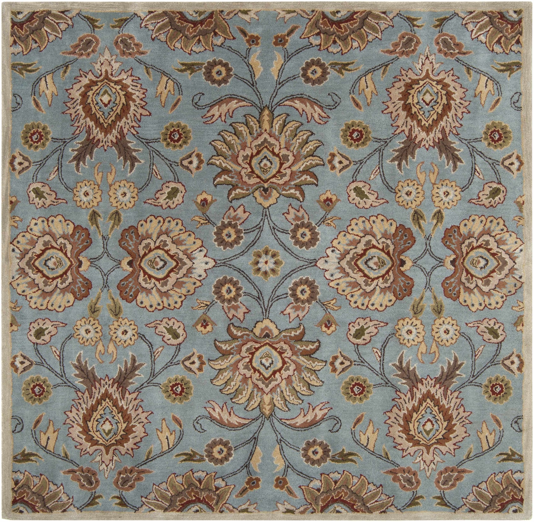 Conesus Hand Tufted Gray 1052 Area Rug - Ornate Home