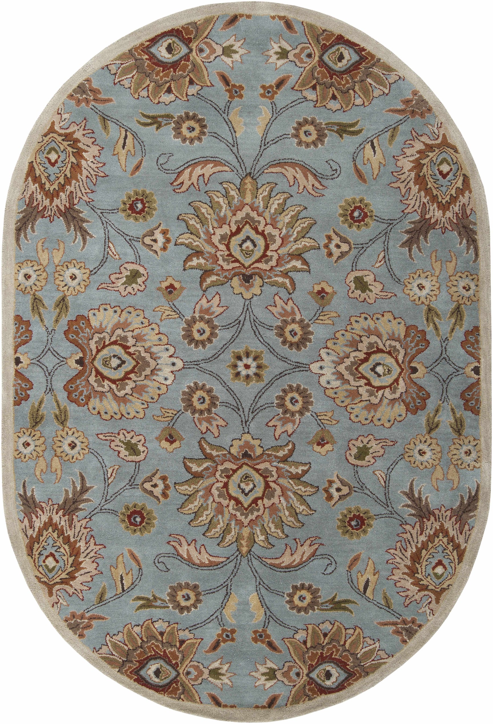 Conesus Hand Tufted Gray 1052 Area Rug - Ornate Home