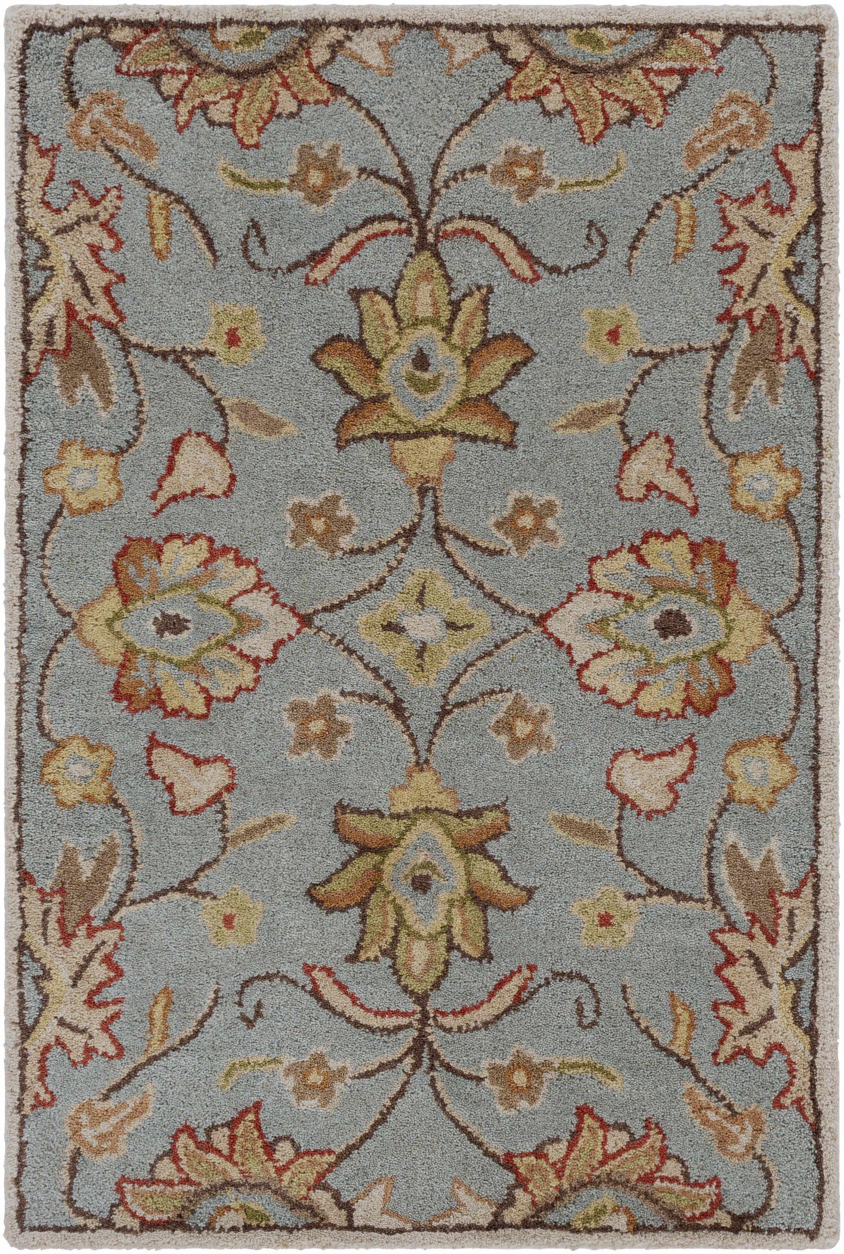 Conesus Hand Tufted Gray 1052 Area Rug - Ornate Home