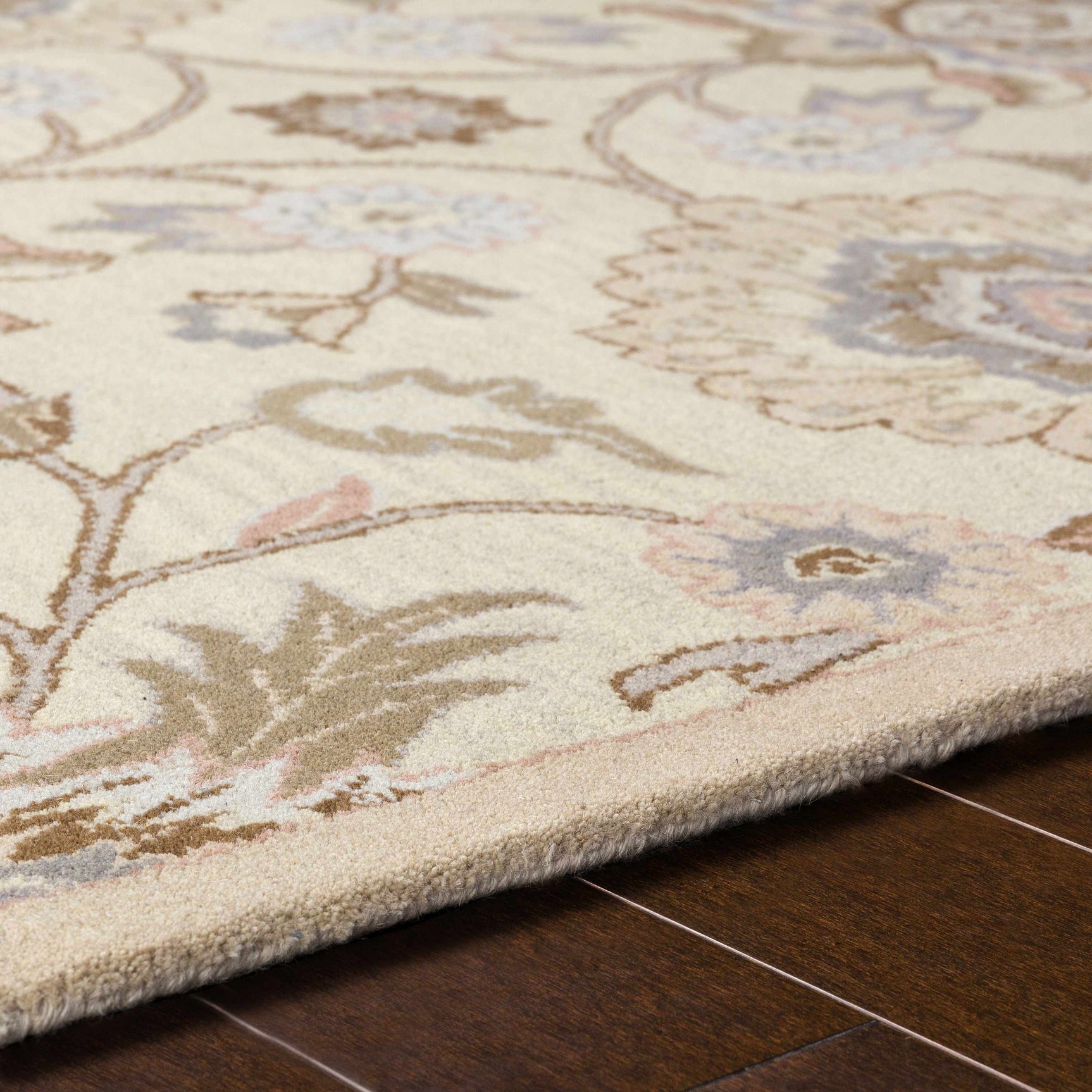 Conesus Hand Tufted Ivory 1109 Wool Rug - Ornate Home