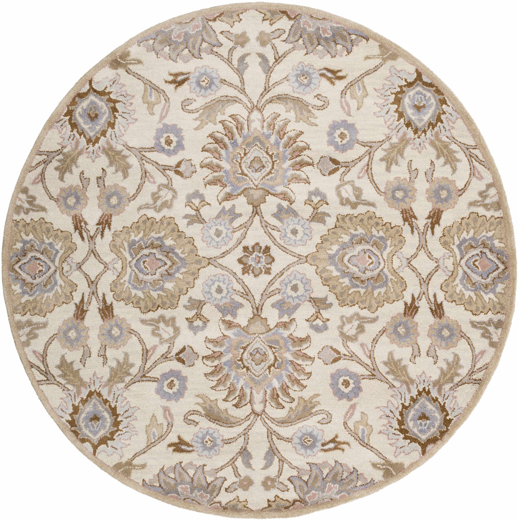 Conesus Hand Tufted Ivory 1109 Wool Rug - Ornate Home