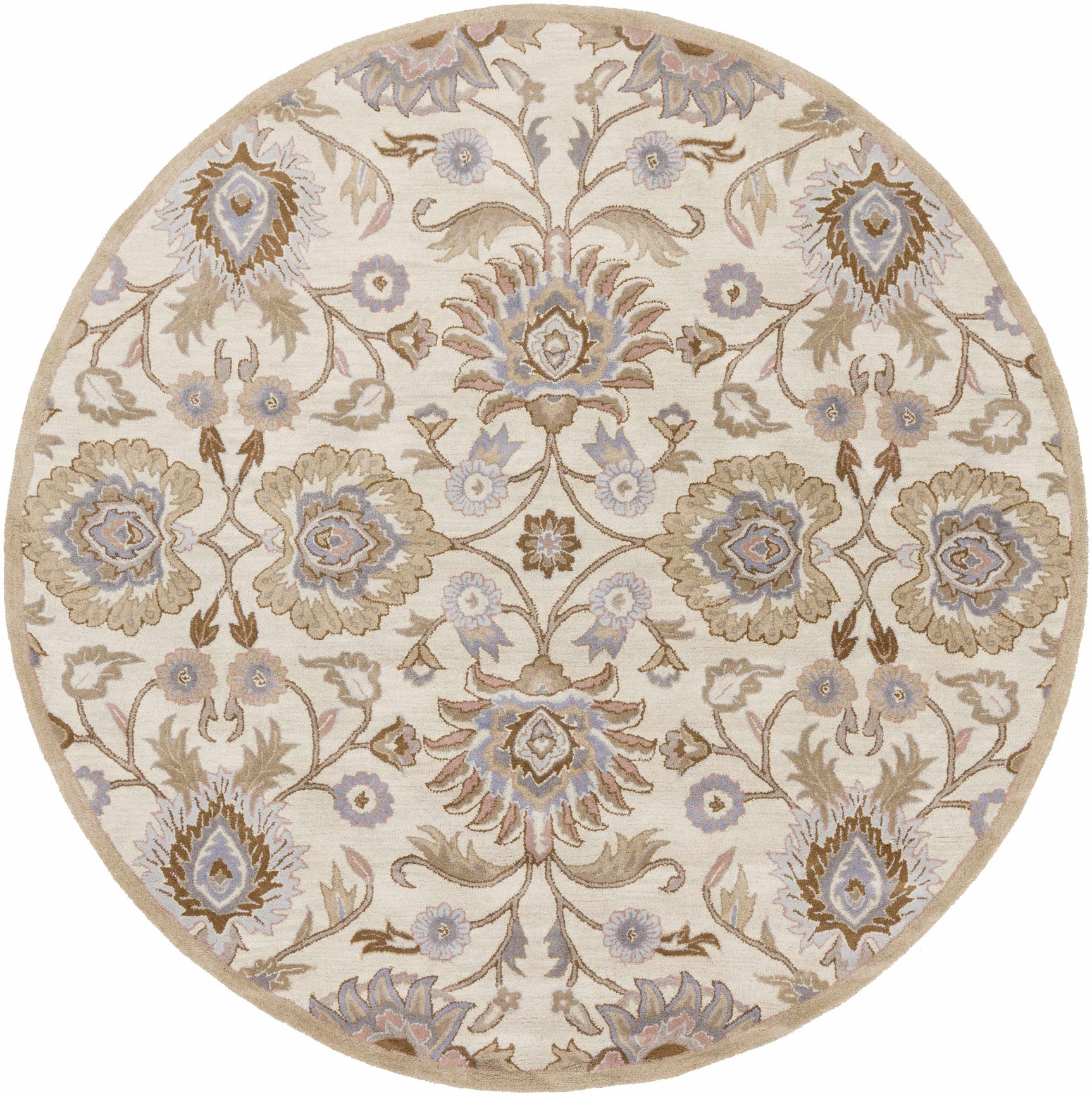 Conesus Hand Tufted Ivory 1109 Wool Rug - Ornate Home