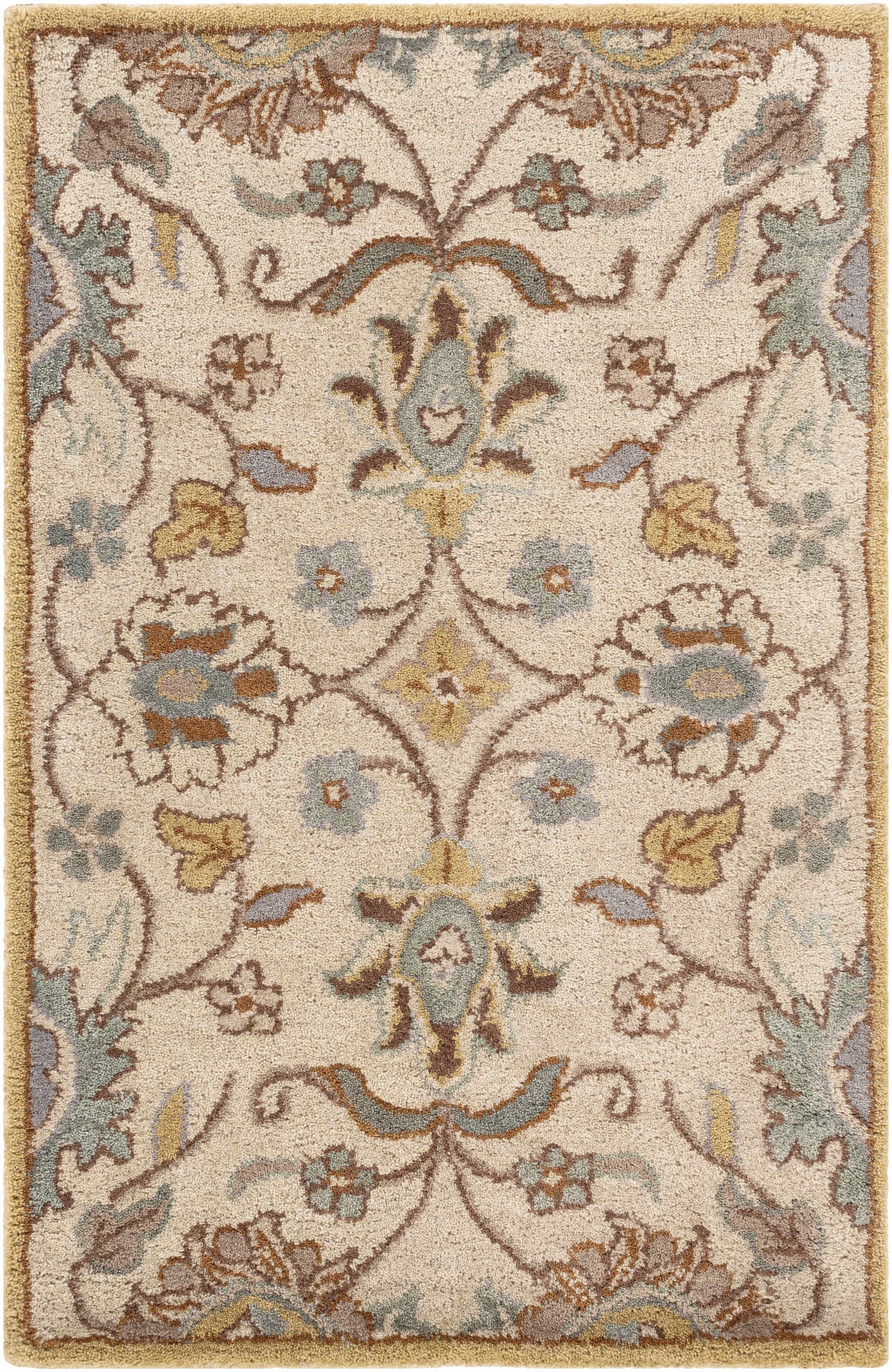 Conesus Hand Tufted Tan 1012 Area Rug - Ornate Home