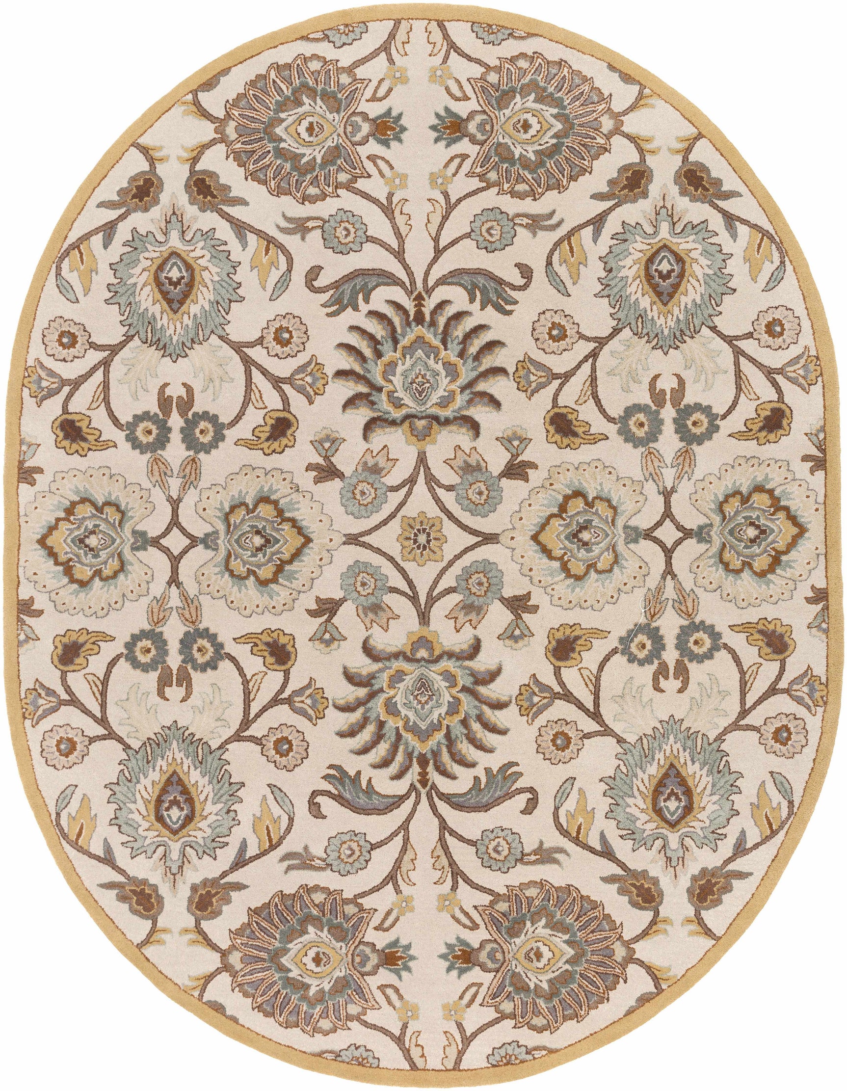 Conesus Hand Tufted Tan 1012 Area Rug - Ornate Home