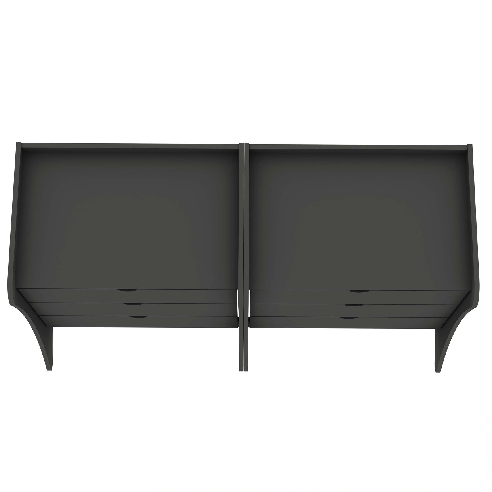 Coney Dresser in Gray (set of 2) - Ornate Home