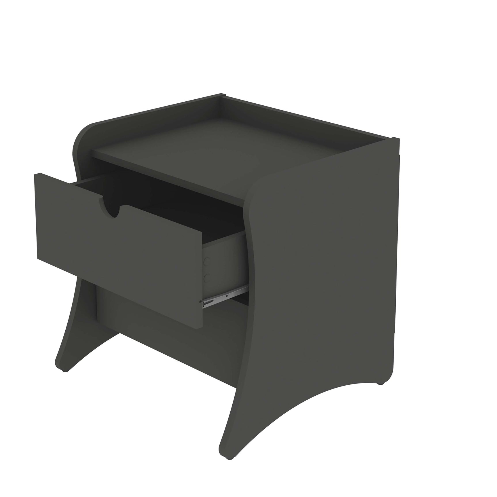 Coney Nightstand in Grey - Ornate Home