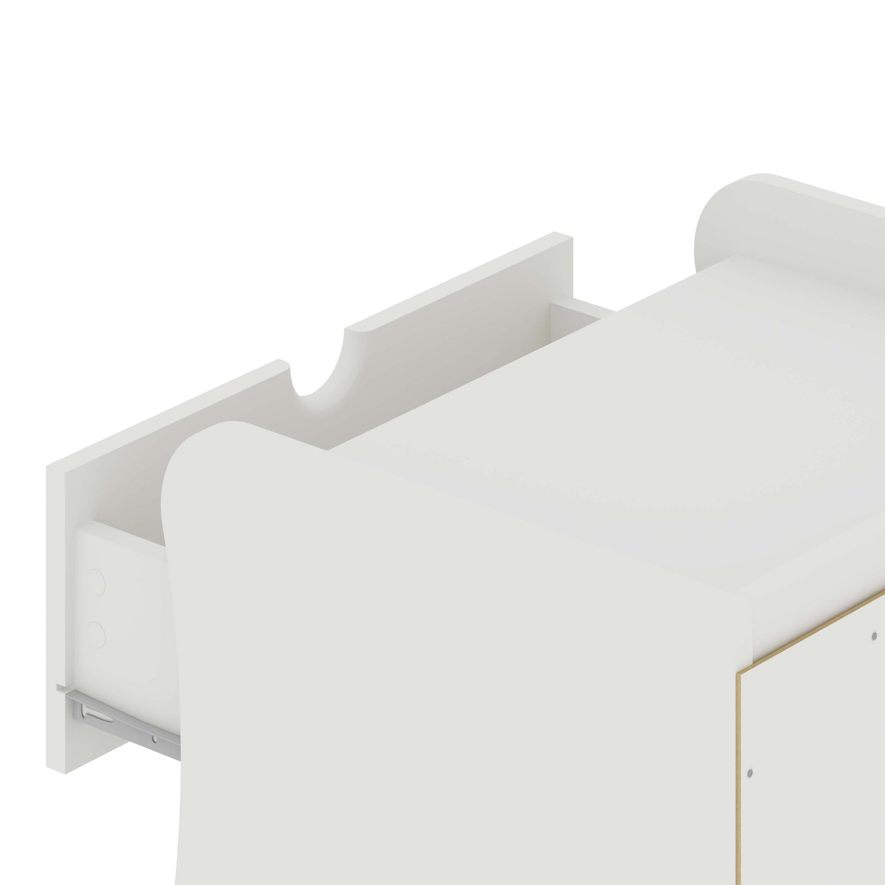 Coney Nightstand in White - Ornate Home