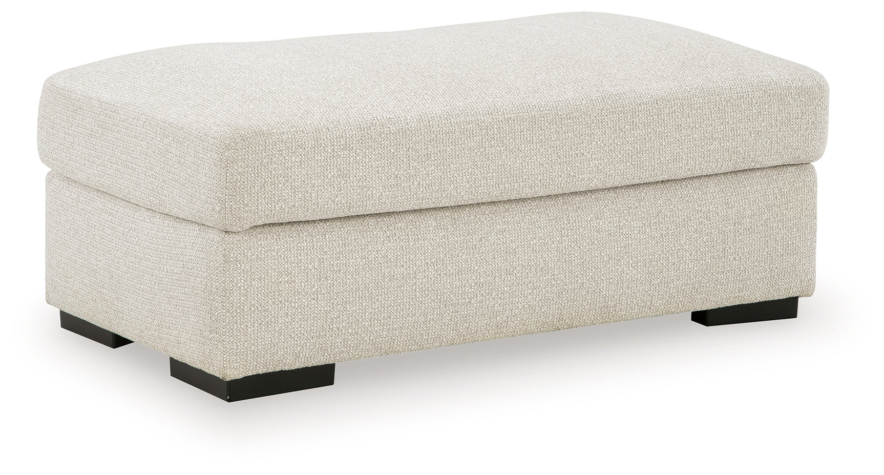 Conlee-Pike Linen Ottoman - Ornate Home
