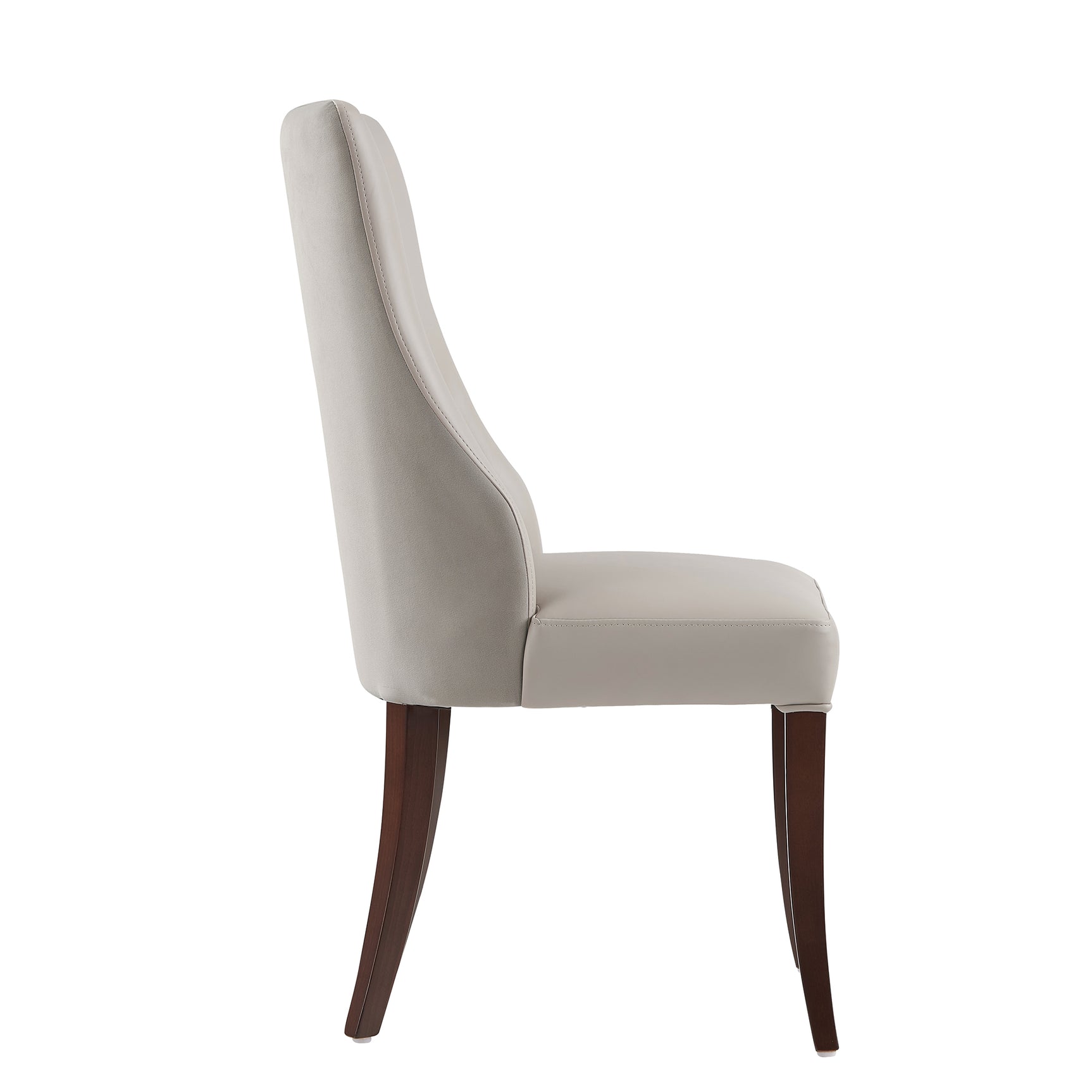 Connie Dining Chair in Light Grey (set of 2) - Ornate Home