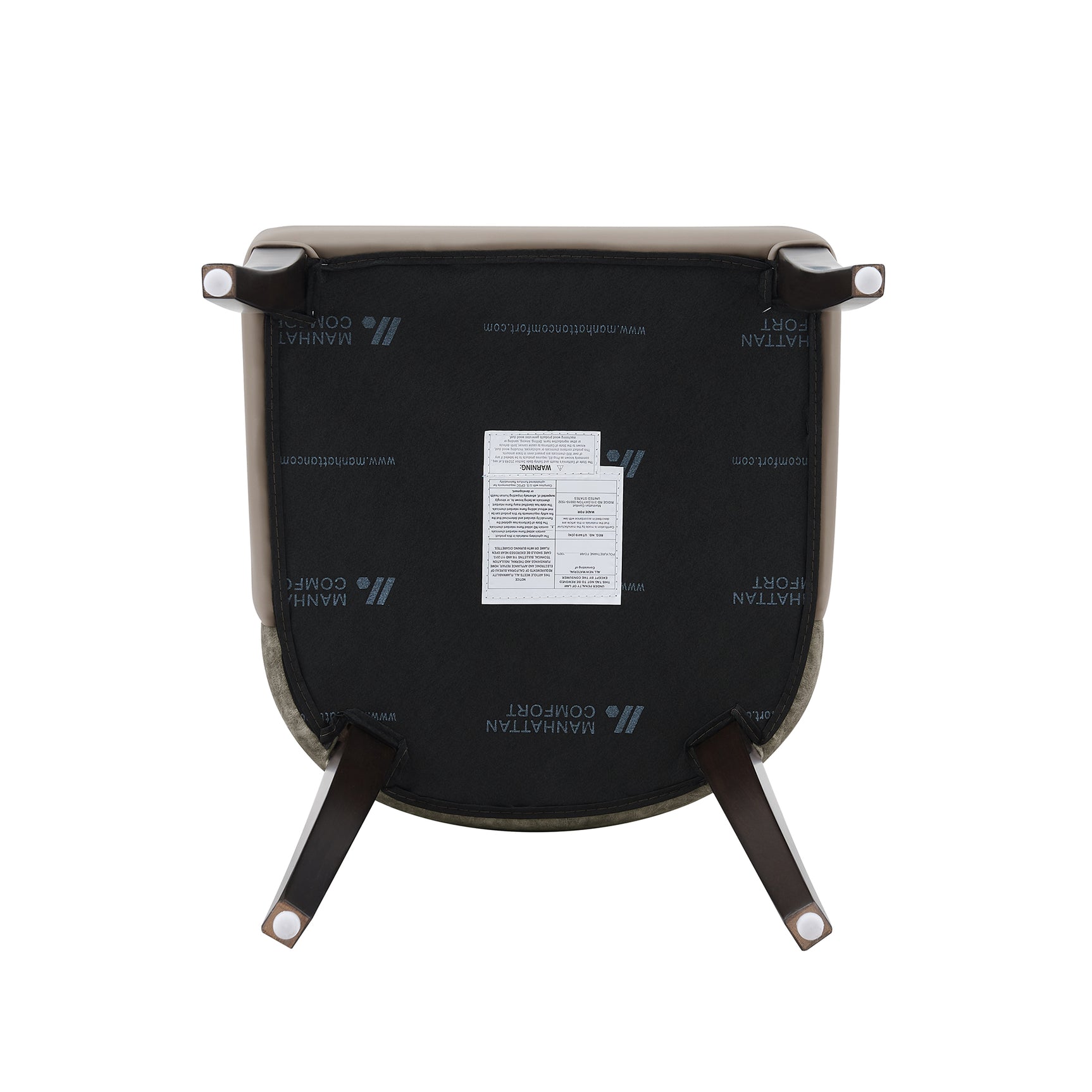 Connie Dining Chair in Taupe (set of 4) - Ornate Home