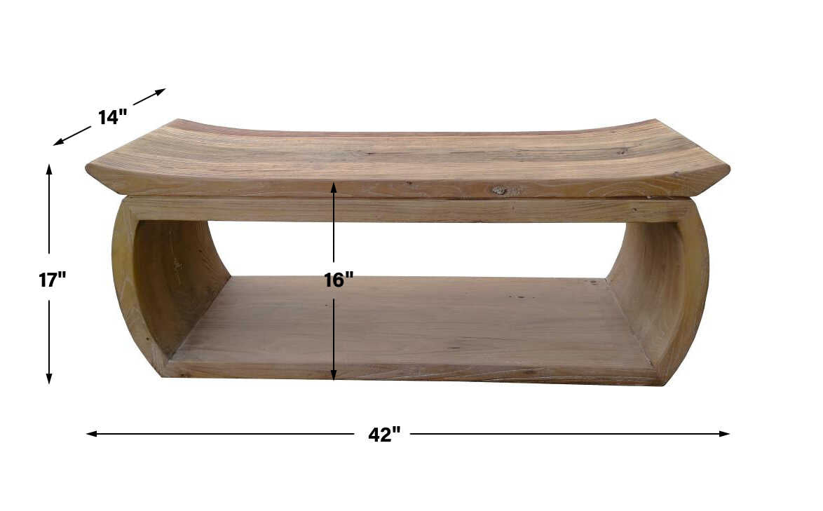 Connor Woodtone Reclaimed Wood Bench - Ornate Home
