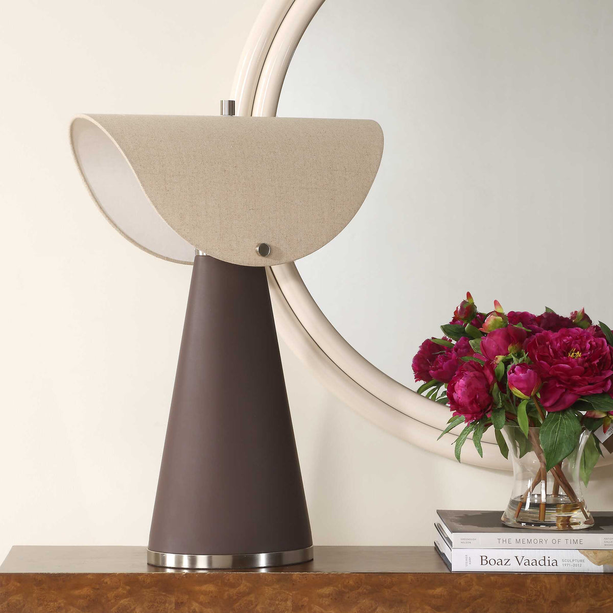 Conover Brown Modern Table Lamp - Ornate Home
