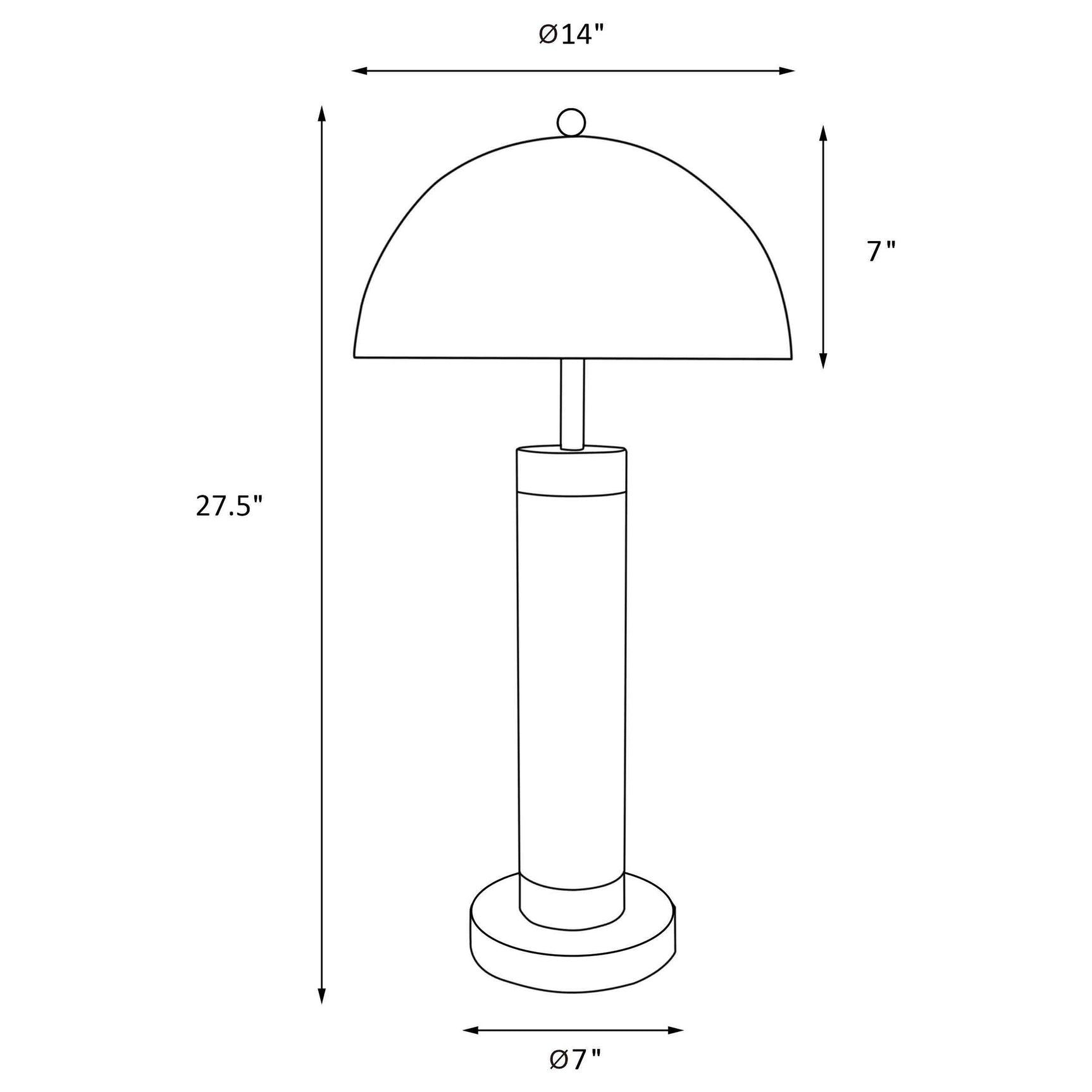 Conroe Black Table Lamp (Set of 2) - Ornate Home