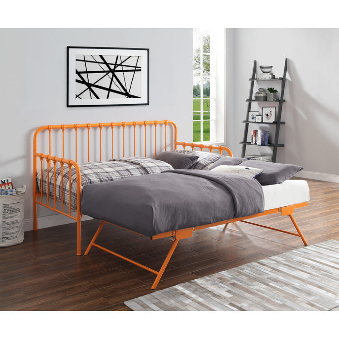 Constance Orange Daybed with Lift-Up Trundle - Ornate Home