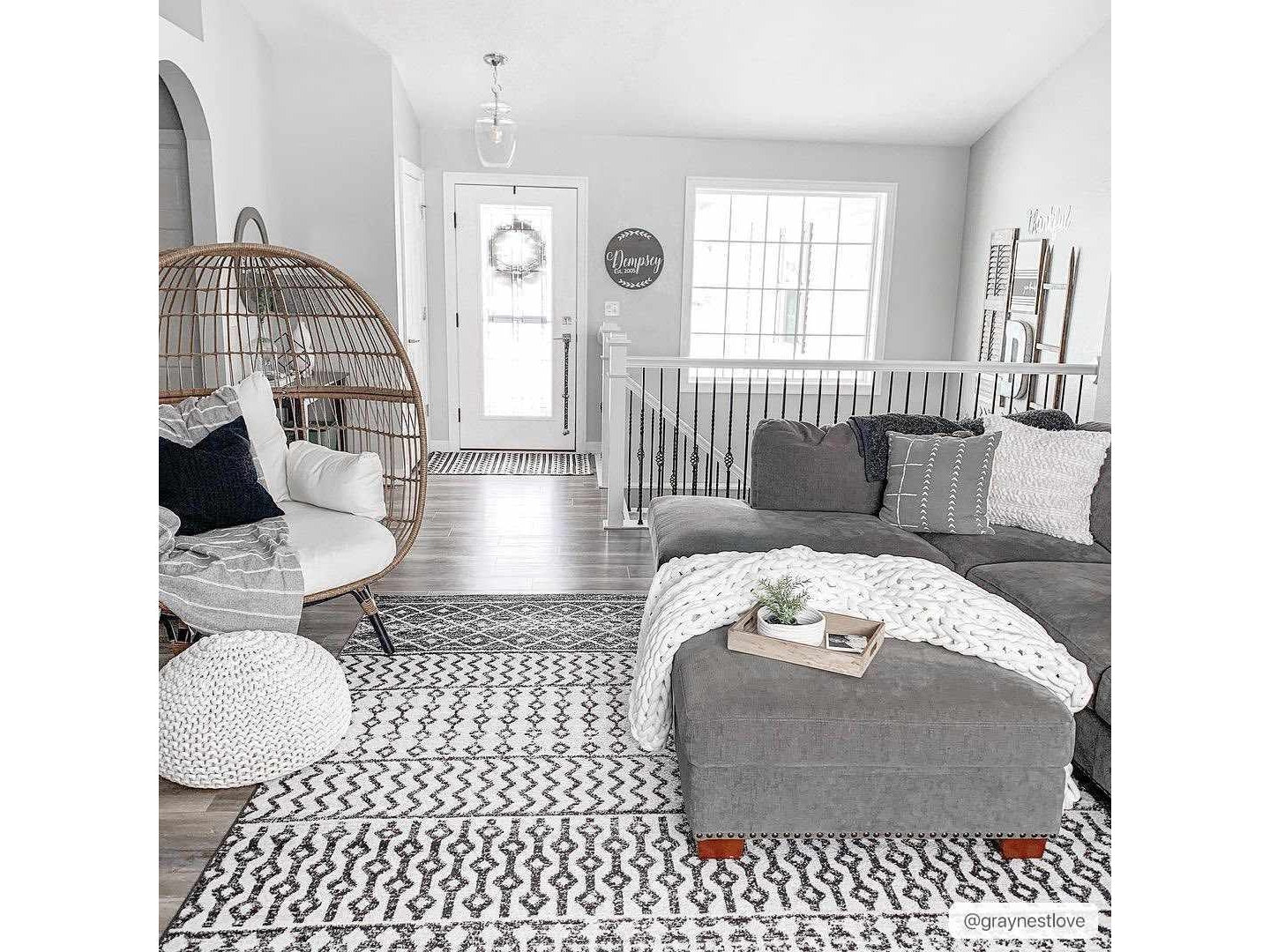 Constantin Black & White Area Rug - Clearance - Ornate Home