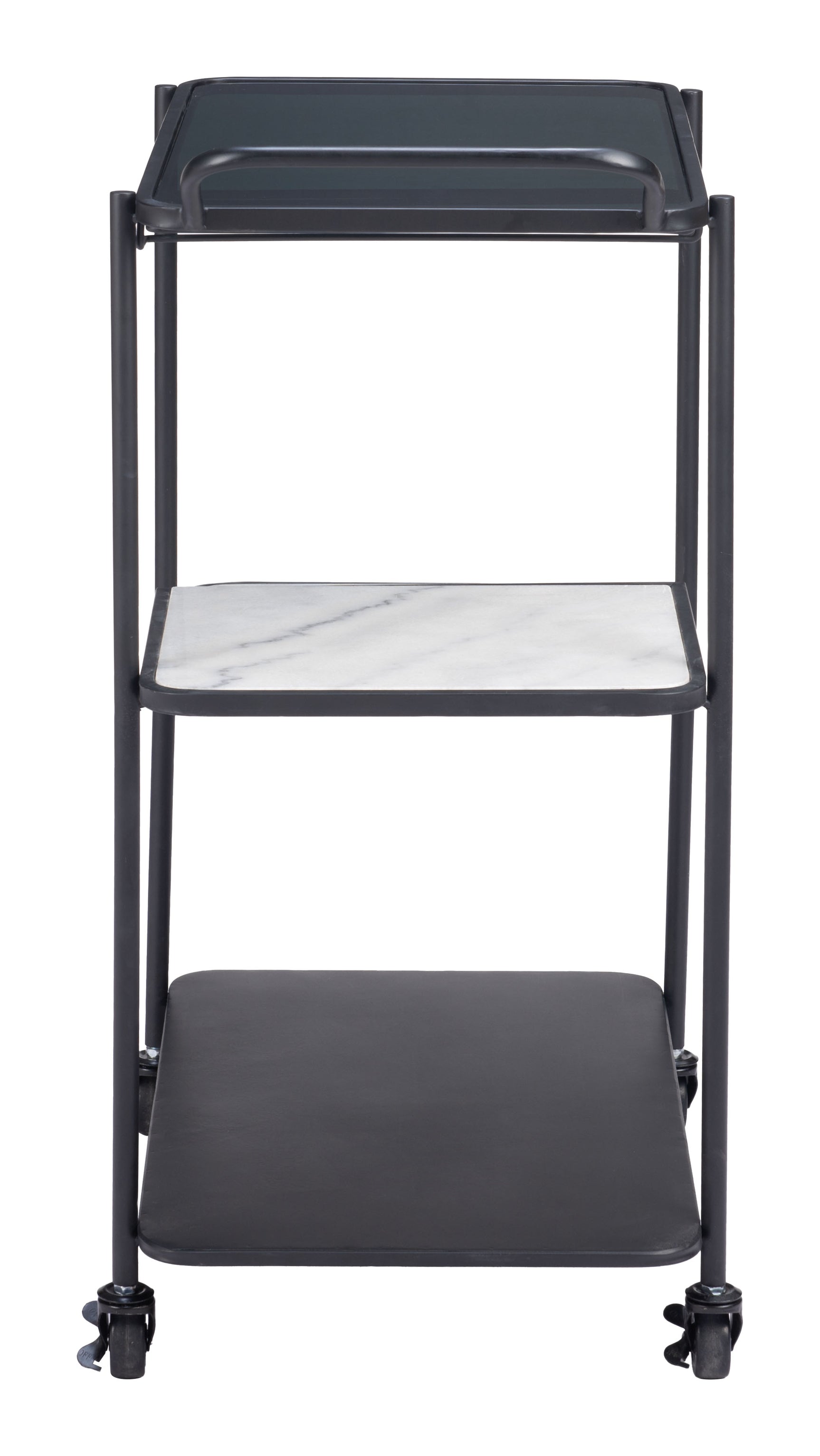 Constanza Black Bar Cart - Ornate Home