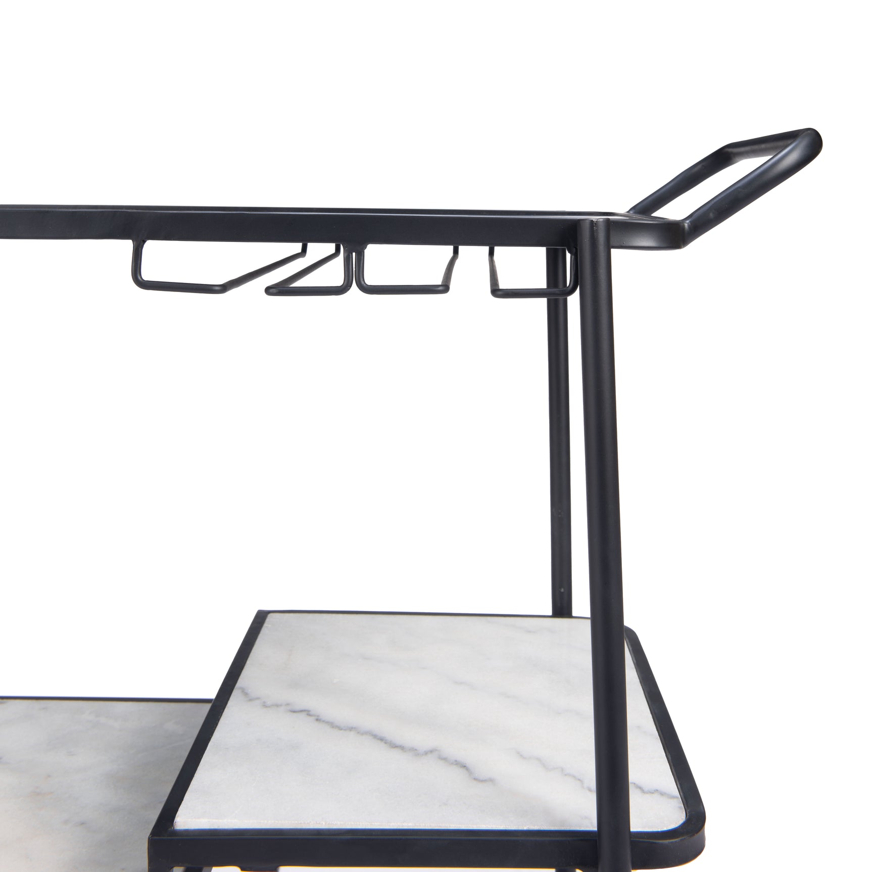 Constanza Black Bar Cart - Ornate Home