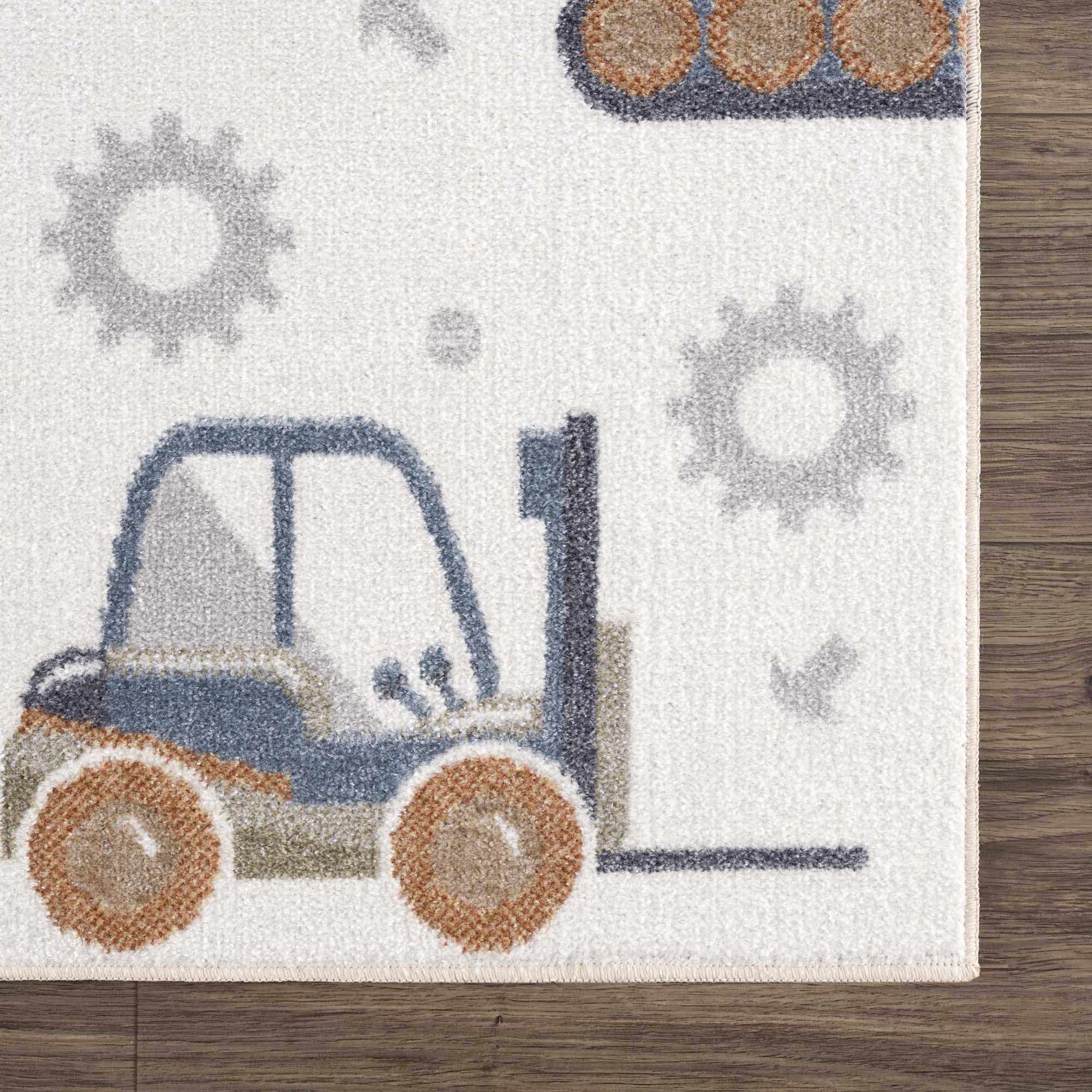Construction Washable Kids Area Rug - Ornate Home