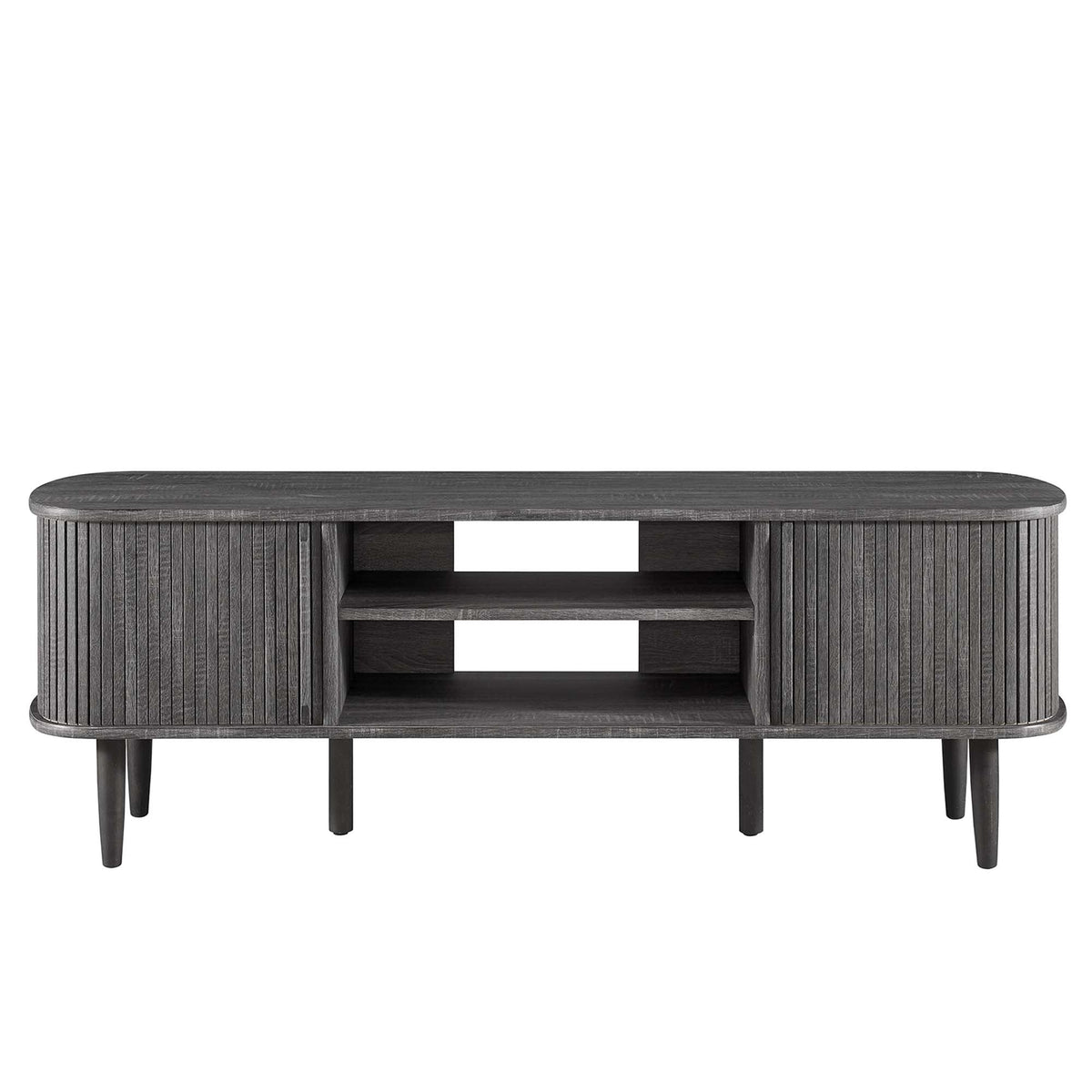 Contour Charcoal 55" TV Stand - Ornate Home