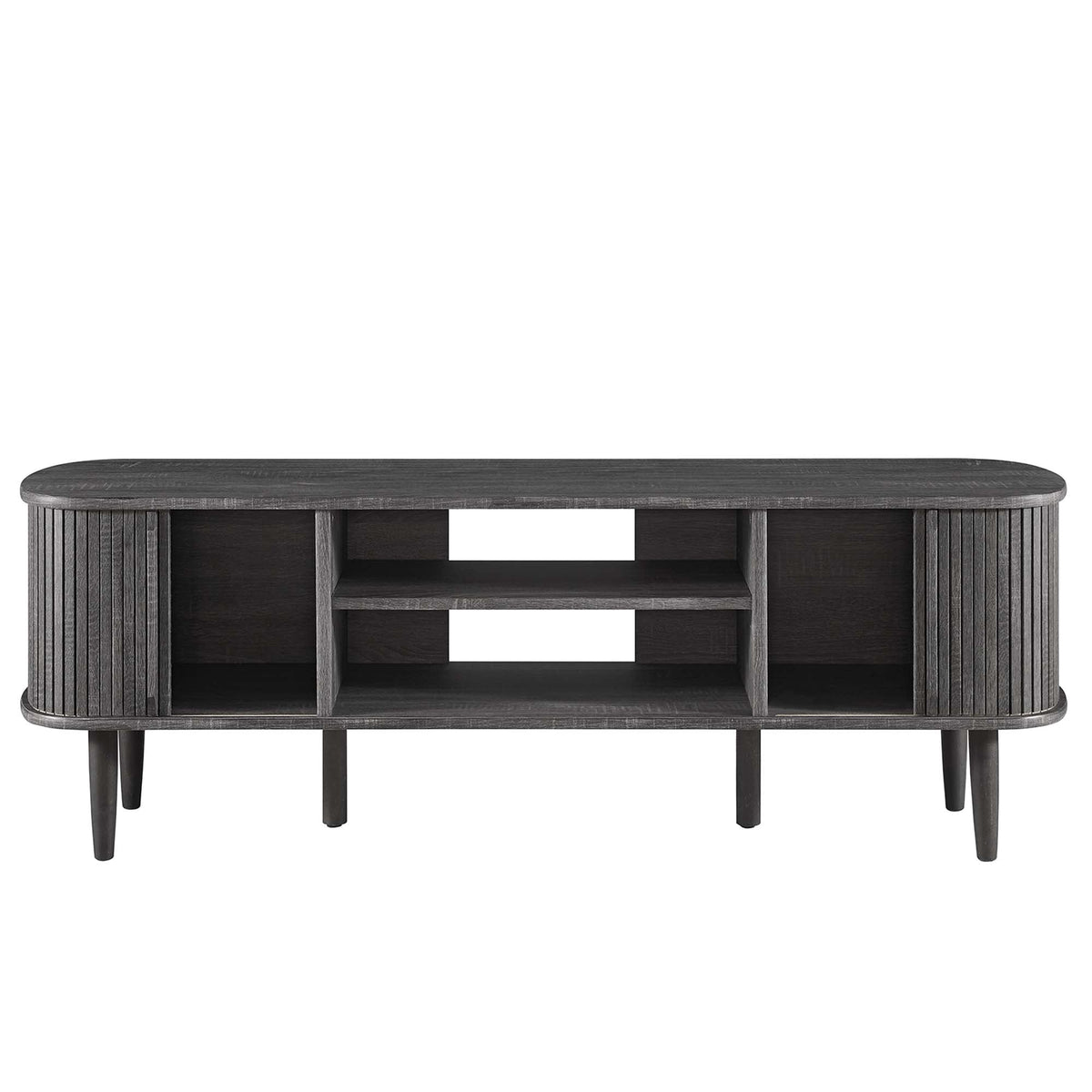 Contour Charcoal 55" TV Stand - Ornate Home