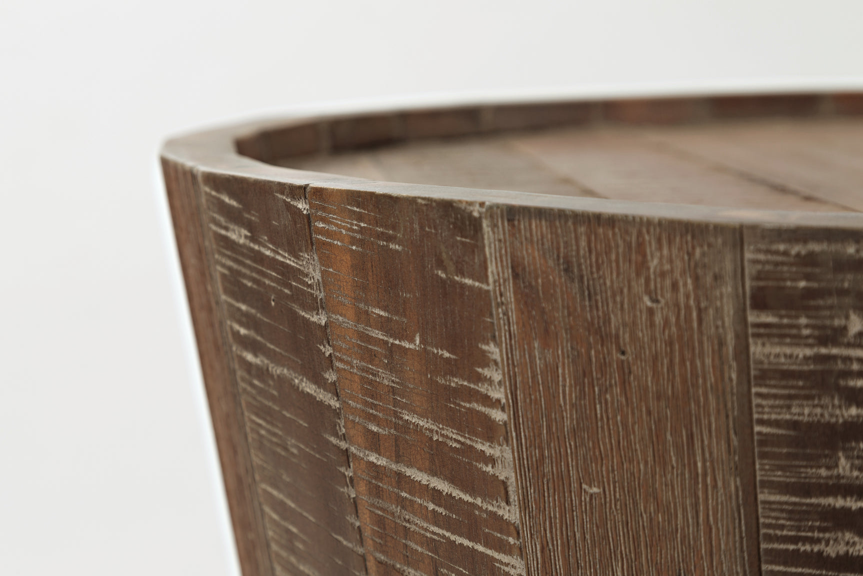 Conundrum Grey Wash End Table - Ornate Home