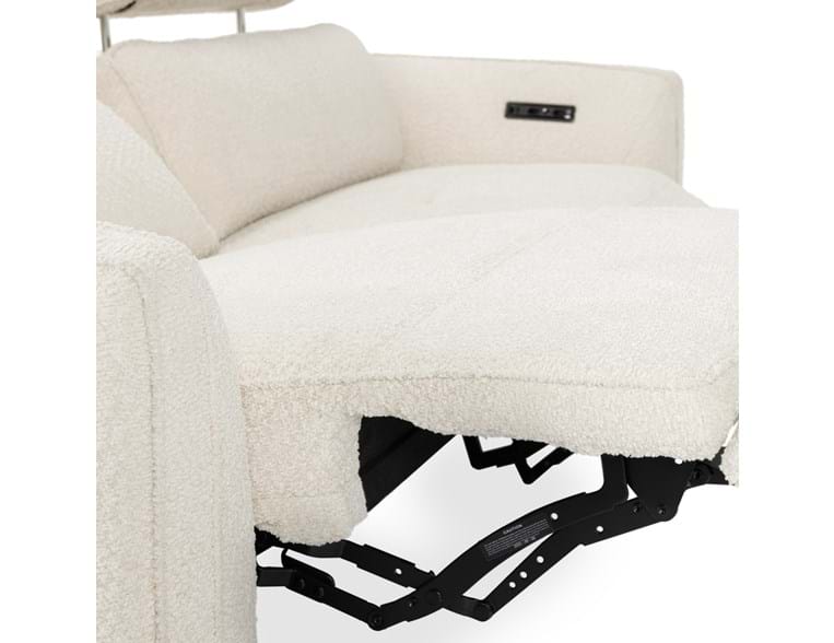 Conway Ivory 2 Piece Power Reclining Sofa - Ornate Home