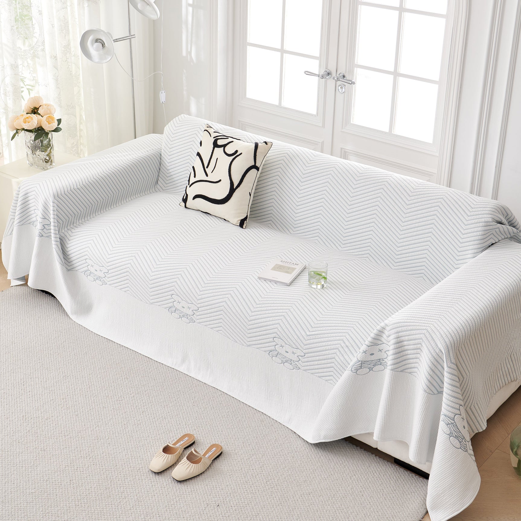 Cool Summer Blanket for Couches Soft Comfy Lightweight Cooling Sofa Blankets Cover - Ornate Home
