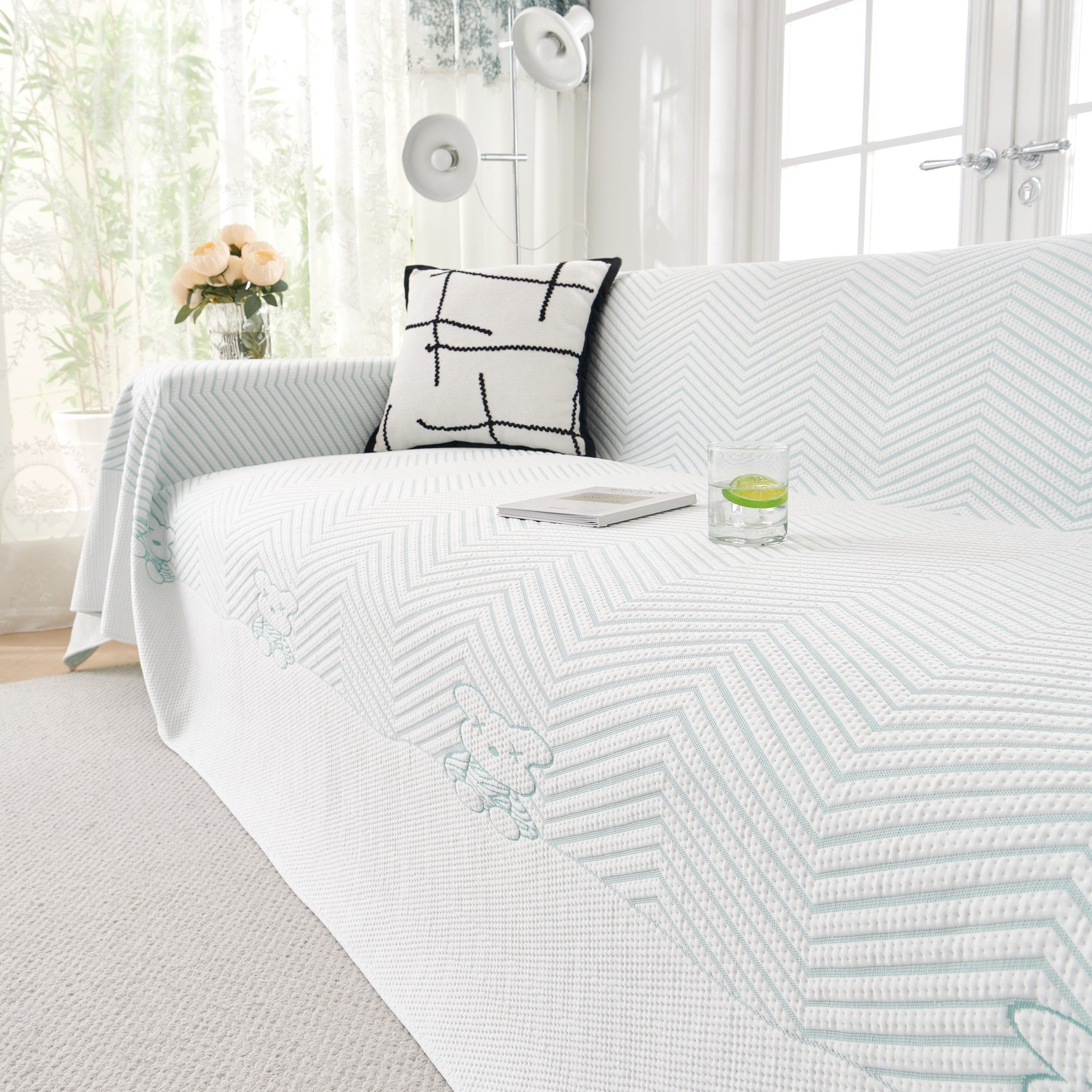 Cool Summer Blanket for Couches Soft Comfy Lightweight Cooling Sofa Blankets Cover - Ornate Home