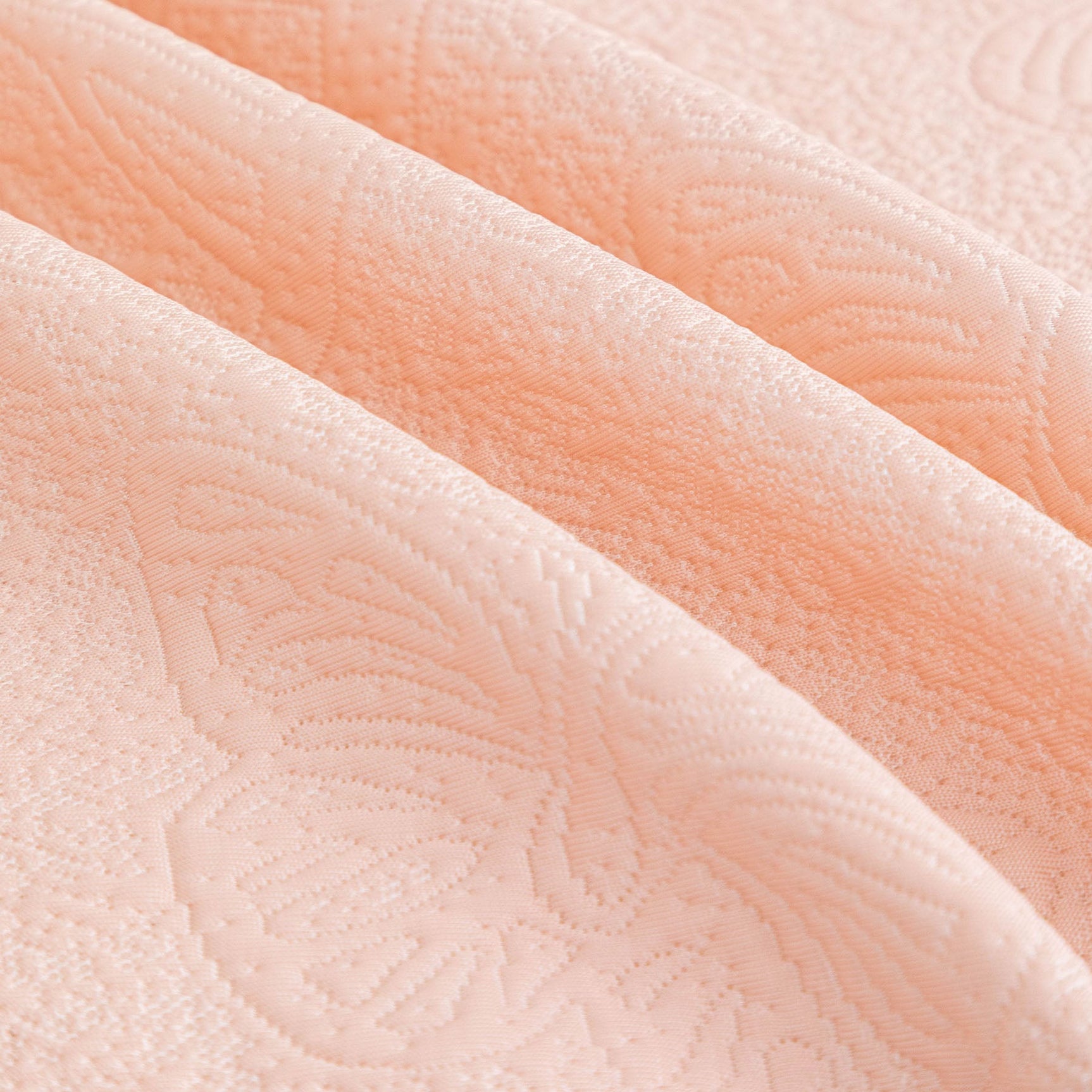 Cooling Embossed Botanical Couch Cover, Soft Ice Silk Furniture Protector for Sofa - Ornate Home