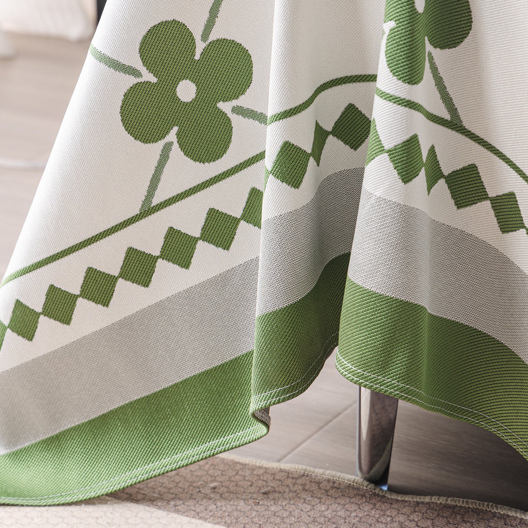 Cooling Four-Leaf Clover Hope Faith Love Luck Summer Comfy Ice Silk Furniture Throw Covers for Sofas - Ornate Home