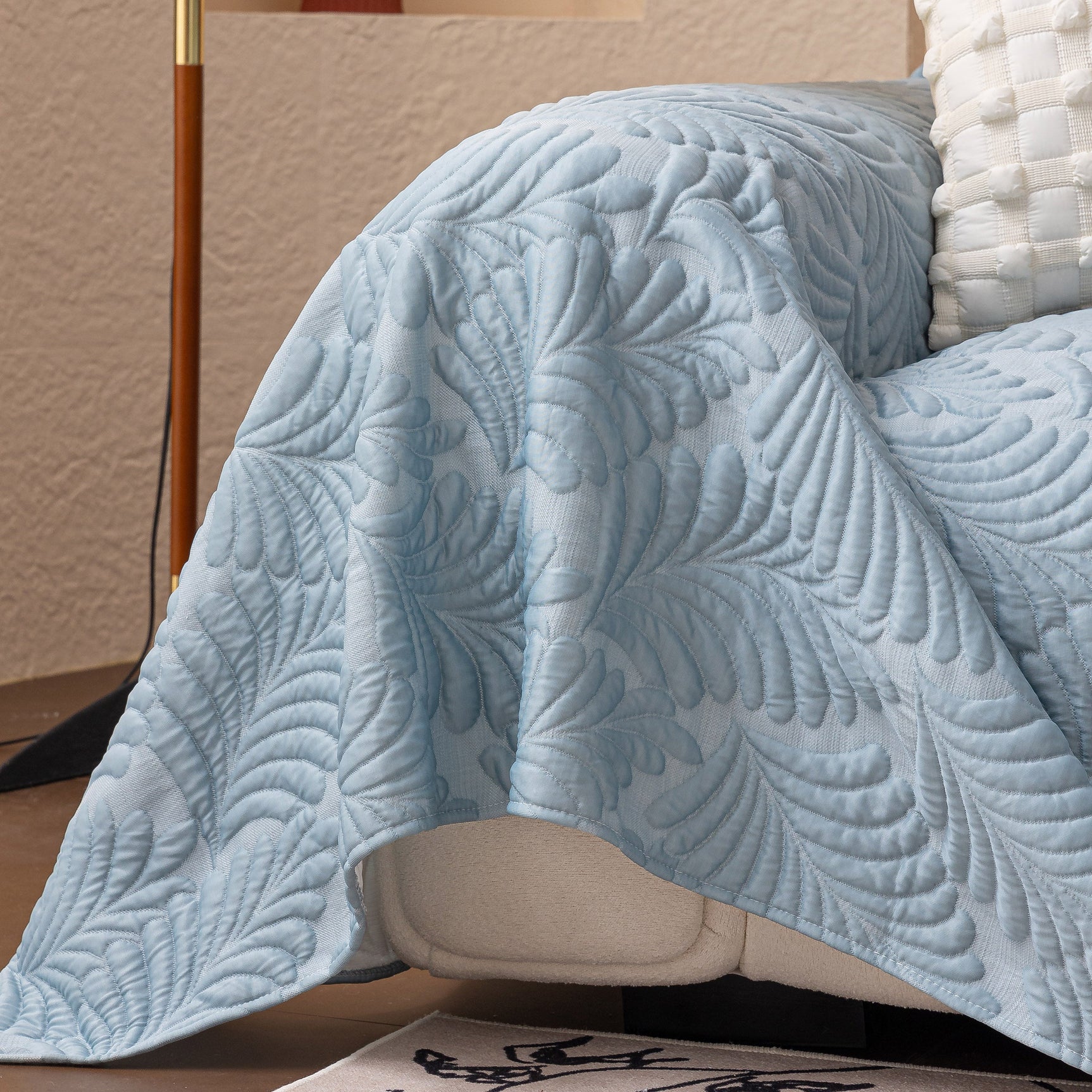 Cooling Quilted Non-Slip Furniture Protector for Pets & Kids, Washable Sofa Slipcover - Ornate Home