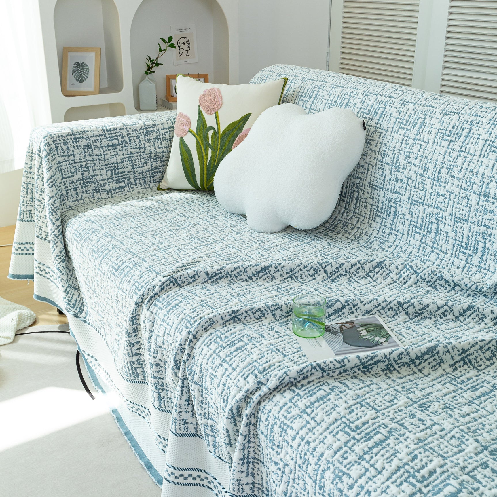 Cooling Throws for Sofas and Chairs, Scratch Resistant Couch Protector Blanket - Ornate Home