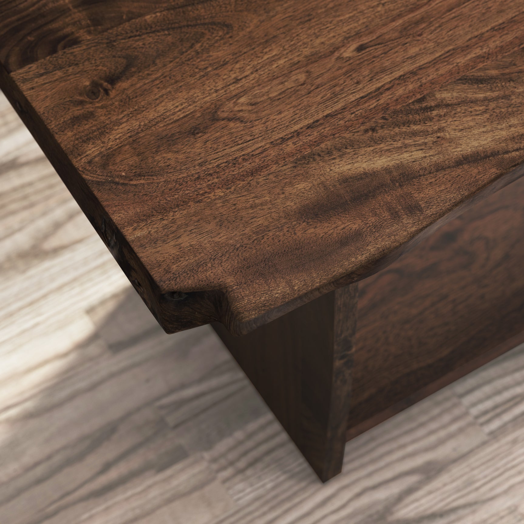 Cooper Light Chestnut Storage Bench - Ornate Home