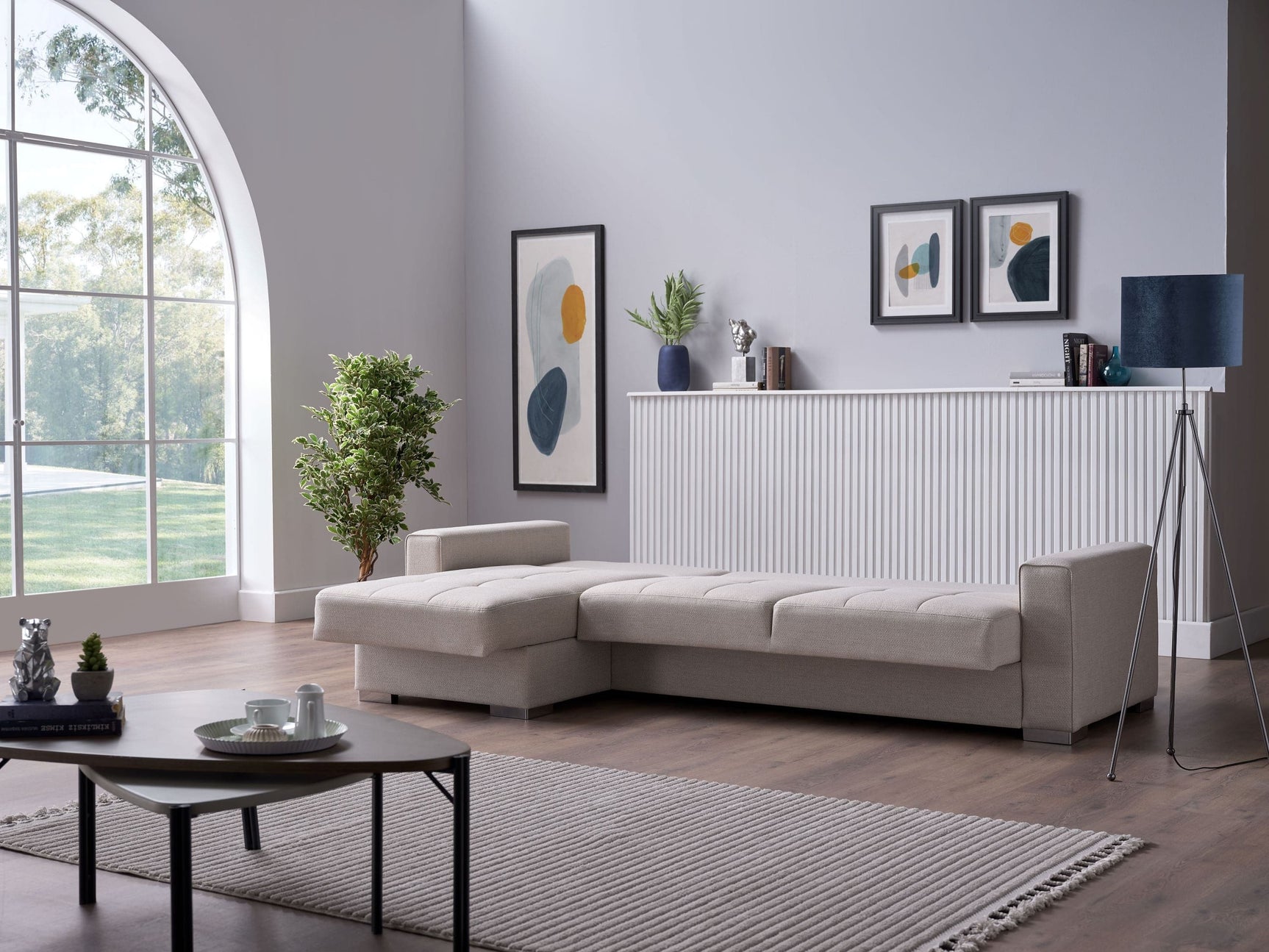 Cooper Sectional Beige - Ornate Home