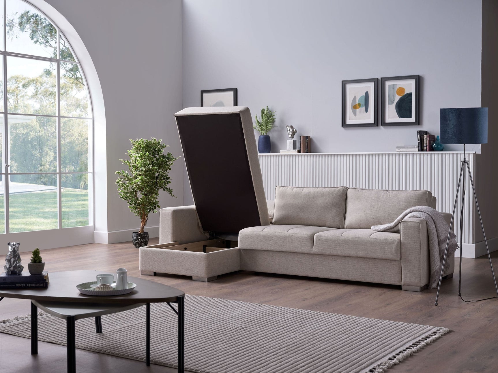 Cooper Sectional Beige - Ornate Home