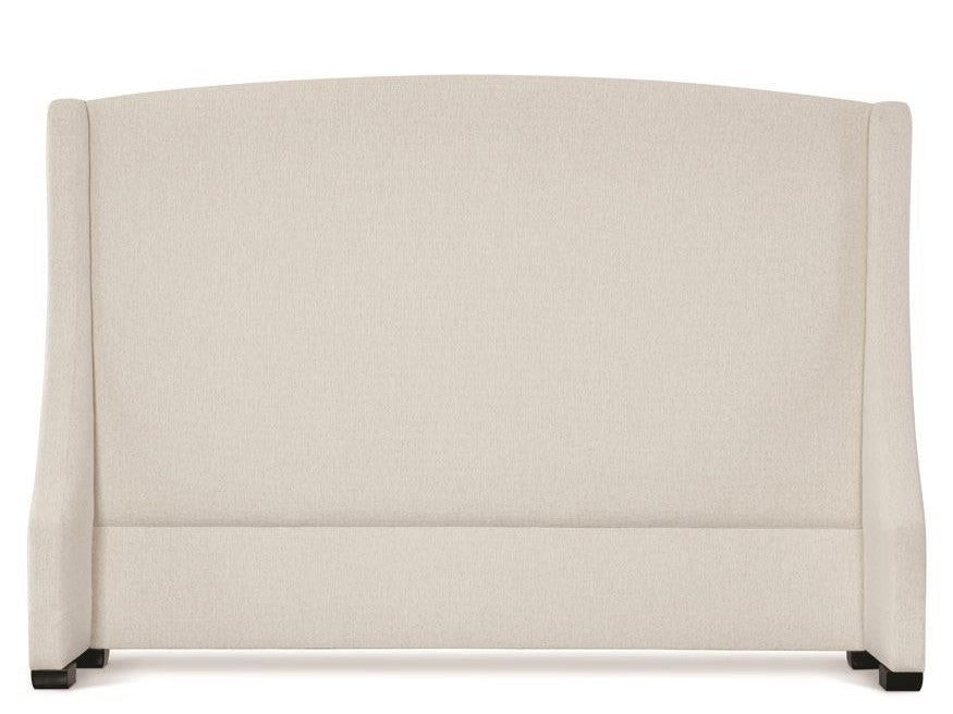 Cooper White/Cream Fabric Headboard King - Ornate Home