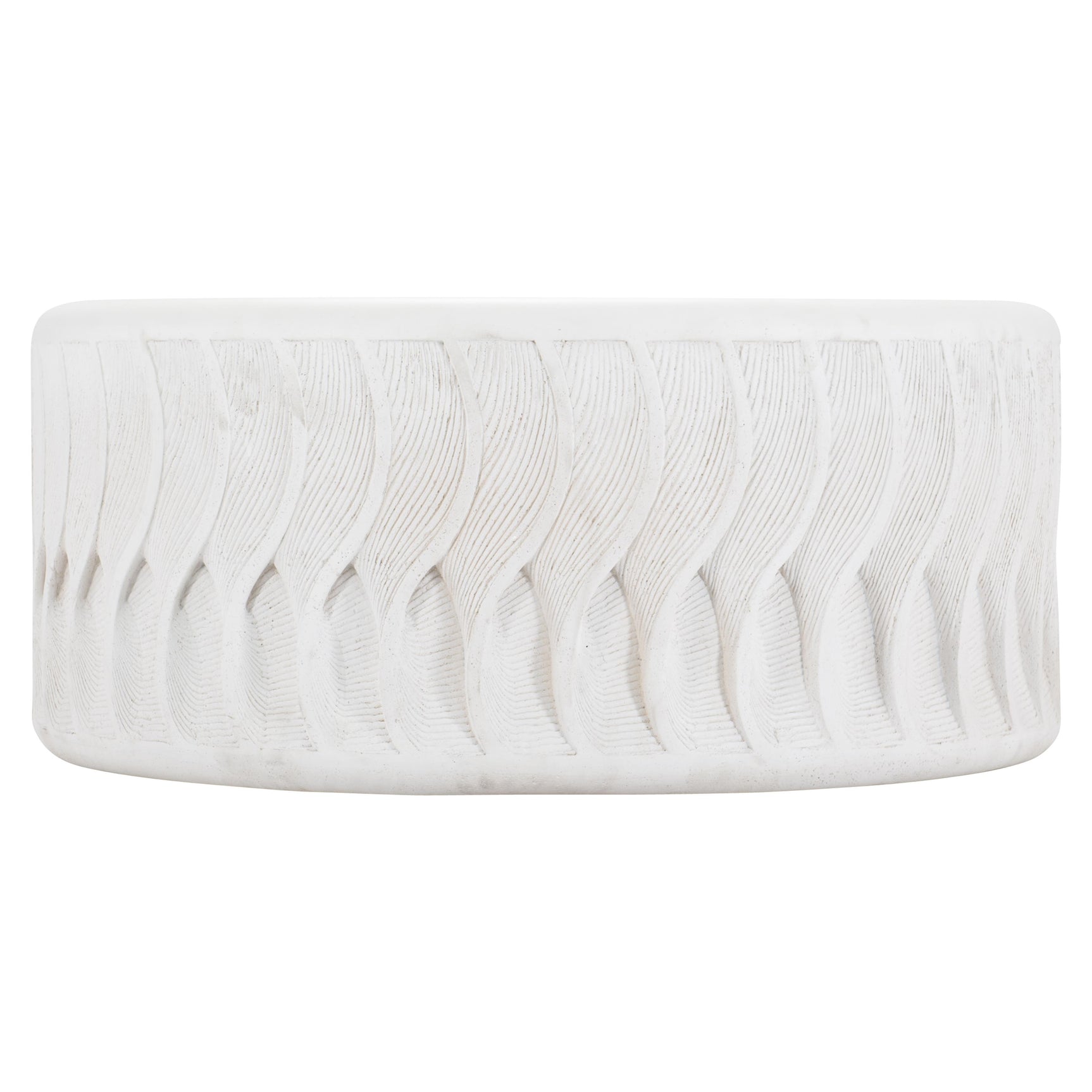 Coquille White Outdoor Cocktail Table - Ornate Home