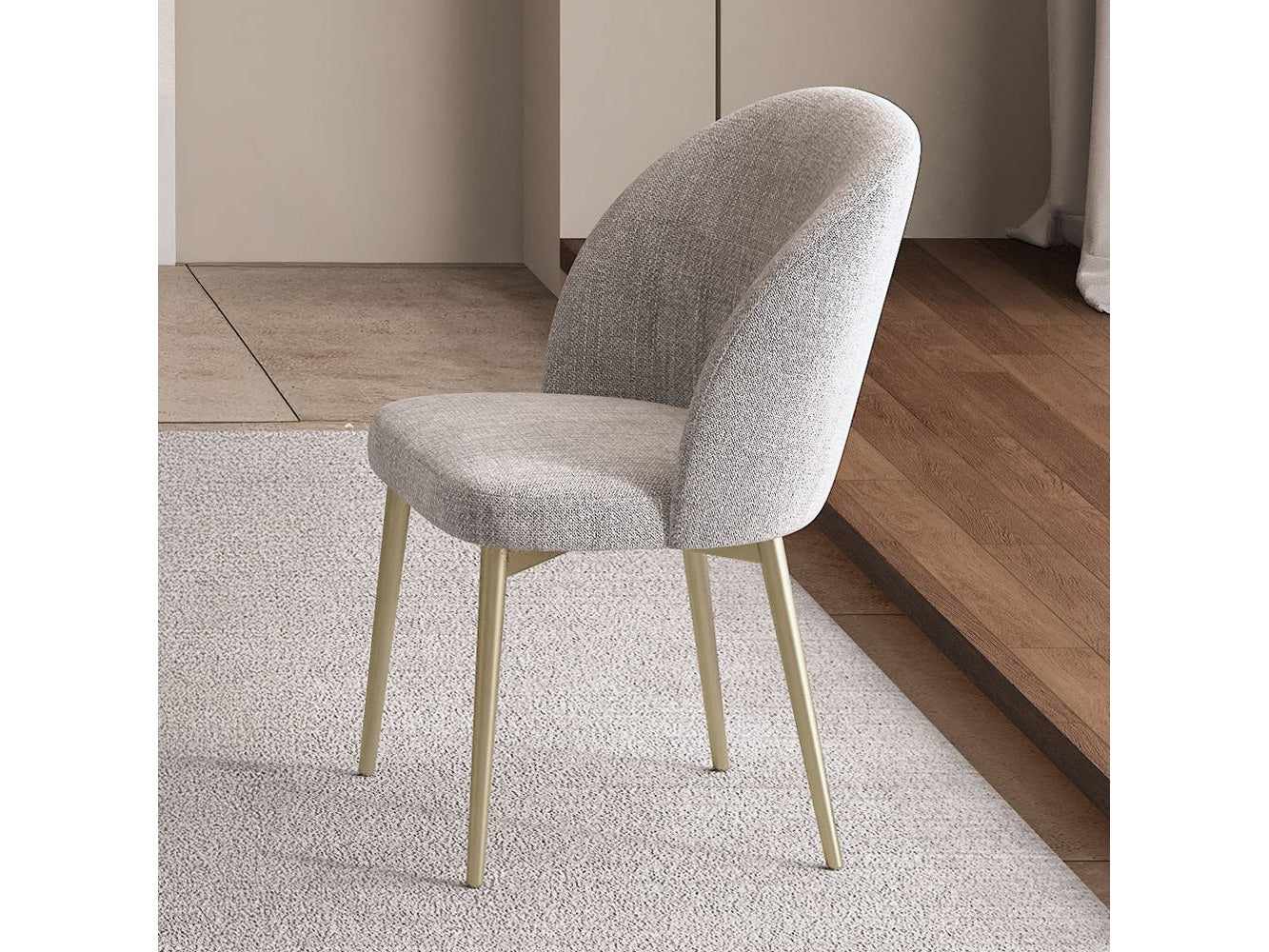 Cora Champange Side Chair (Set of 2) - Ornate Home